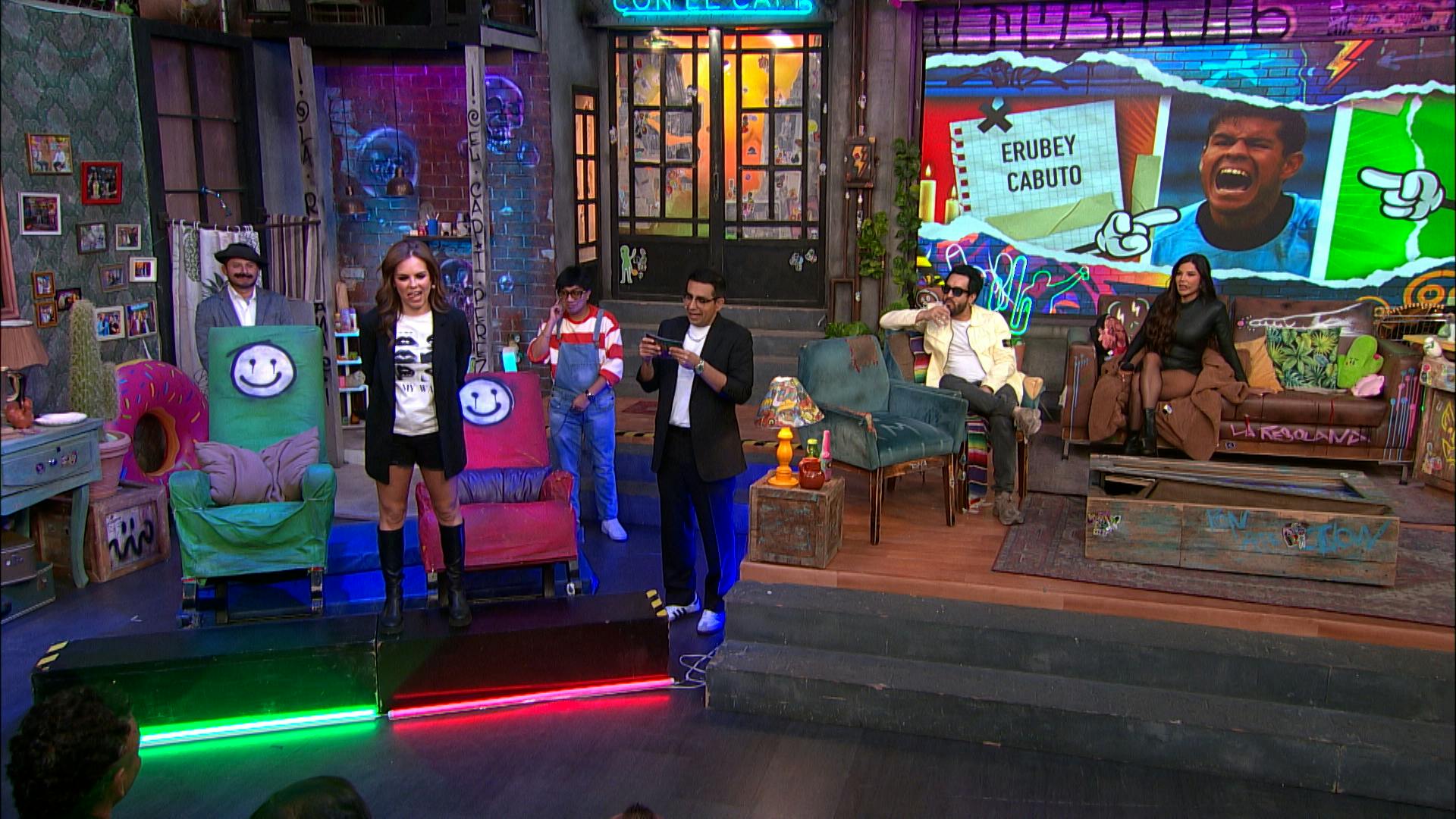 María José Magán jugó a "Está vivo o está muerto...de la muerte"