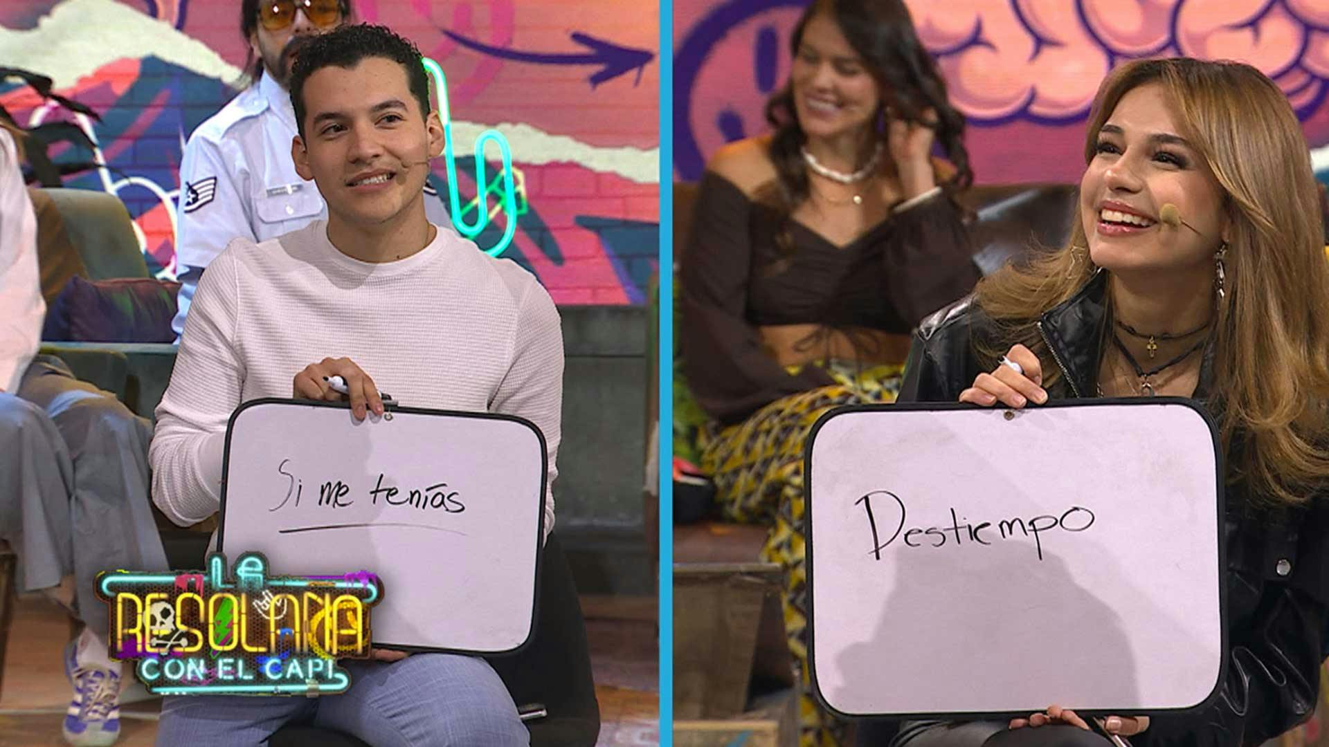 Mar Lara y Mario Girón jugaron Conexión telepática musical de la muerte