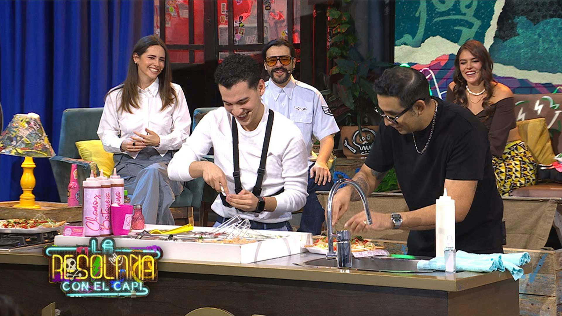 Mar Lara, Mario Girón, Fran Hevia, Nataly y Esmeralda en El Super Rally-T de la muerte