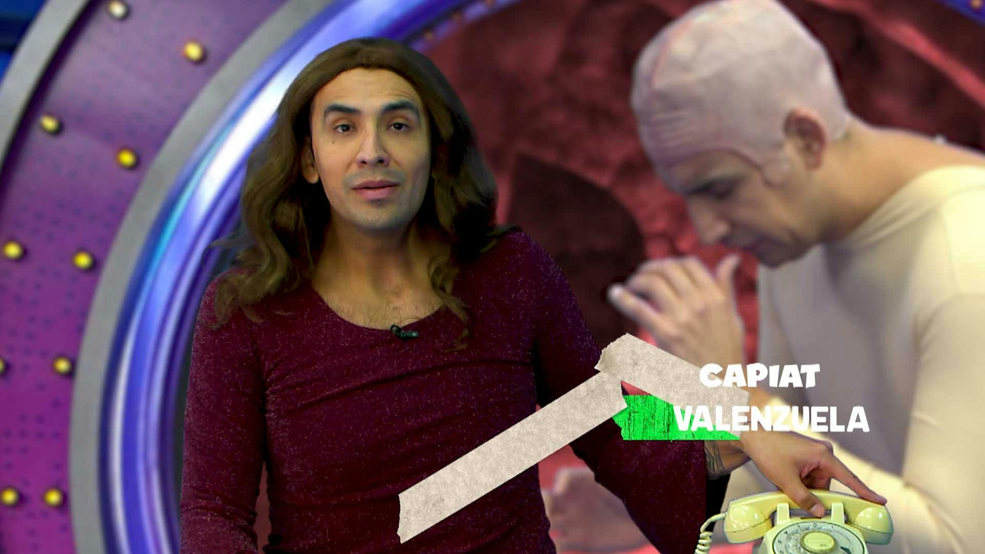 Capiat Velenzuela recibe llamada de su hija Bruna en La Resolana