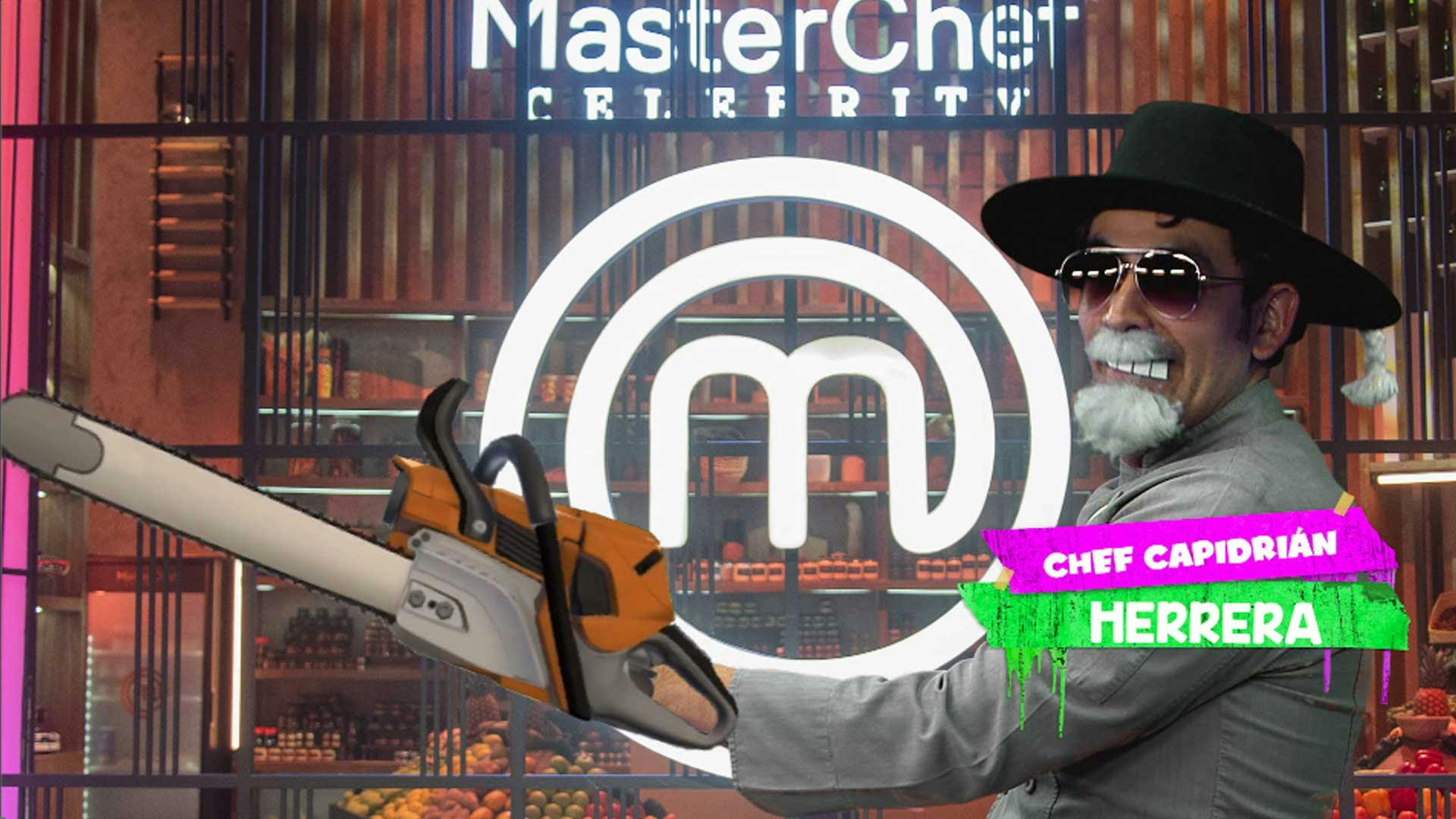 El chef Herrera anduvo muy filoso para probar el platillo de Harold