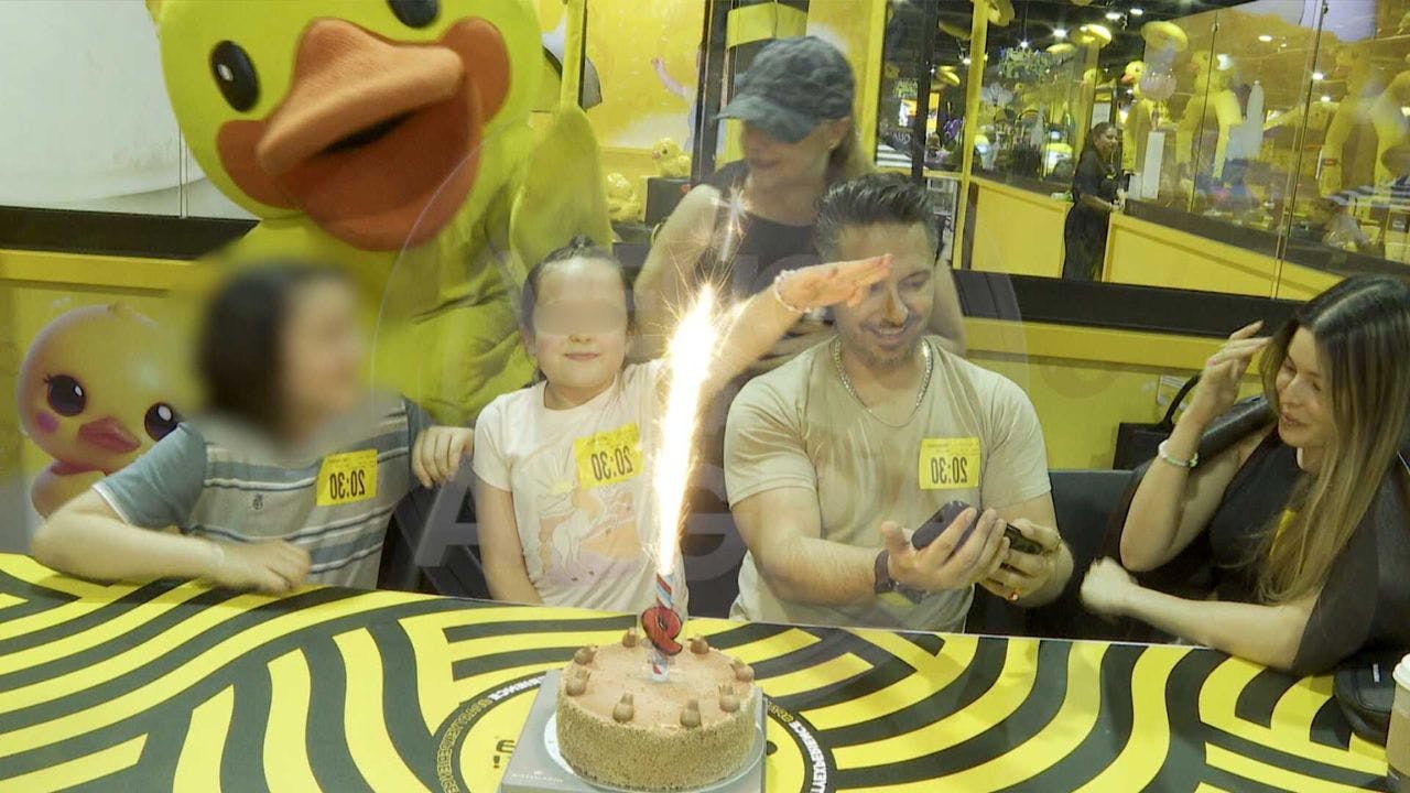 Familia de Daniel Bisogno festejaron el cumpleaños de la pequeña Michaela