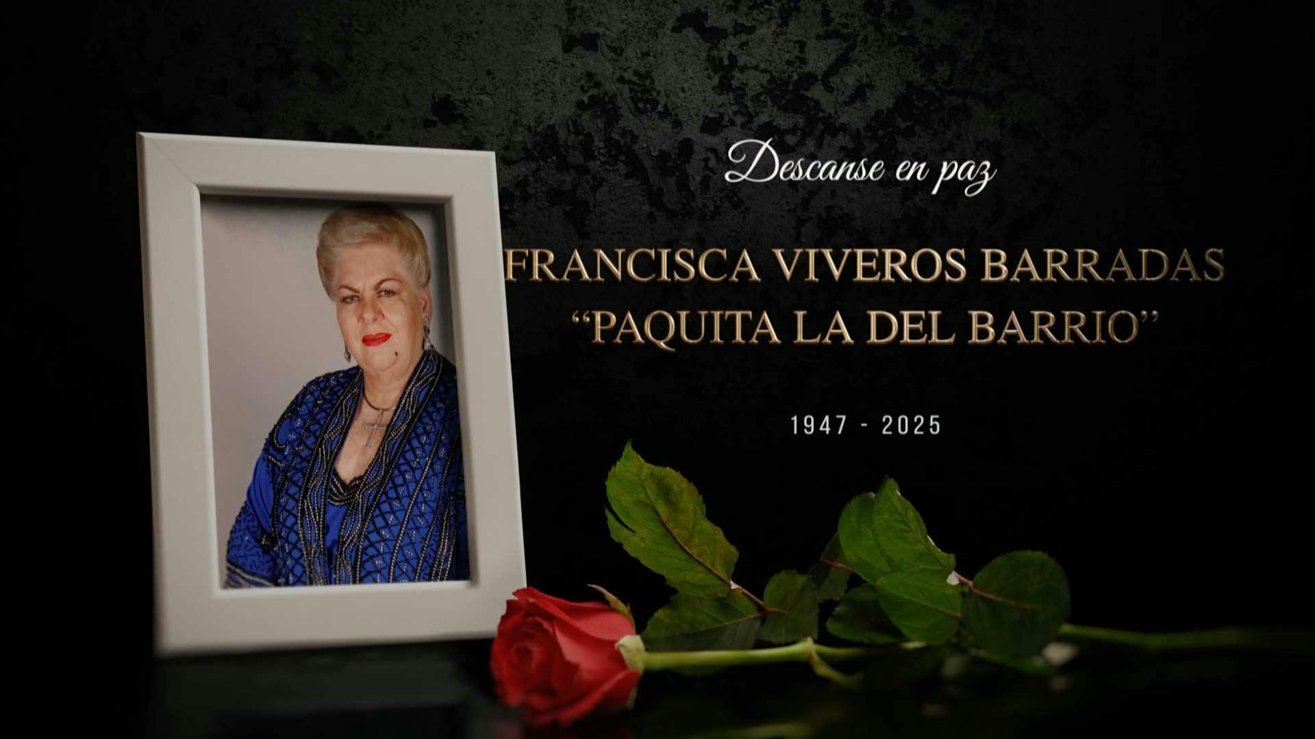 Muere a los 77 años la cantante Paquita la del Barrio