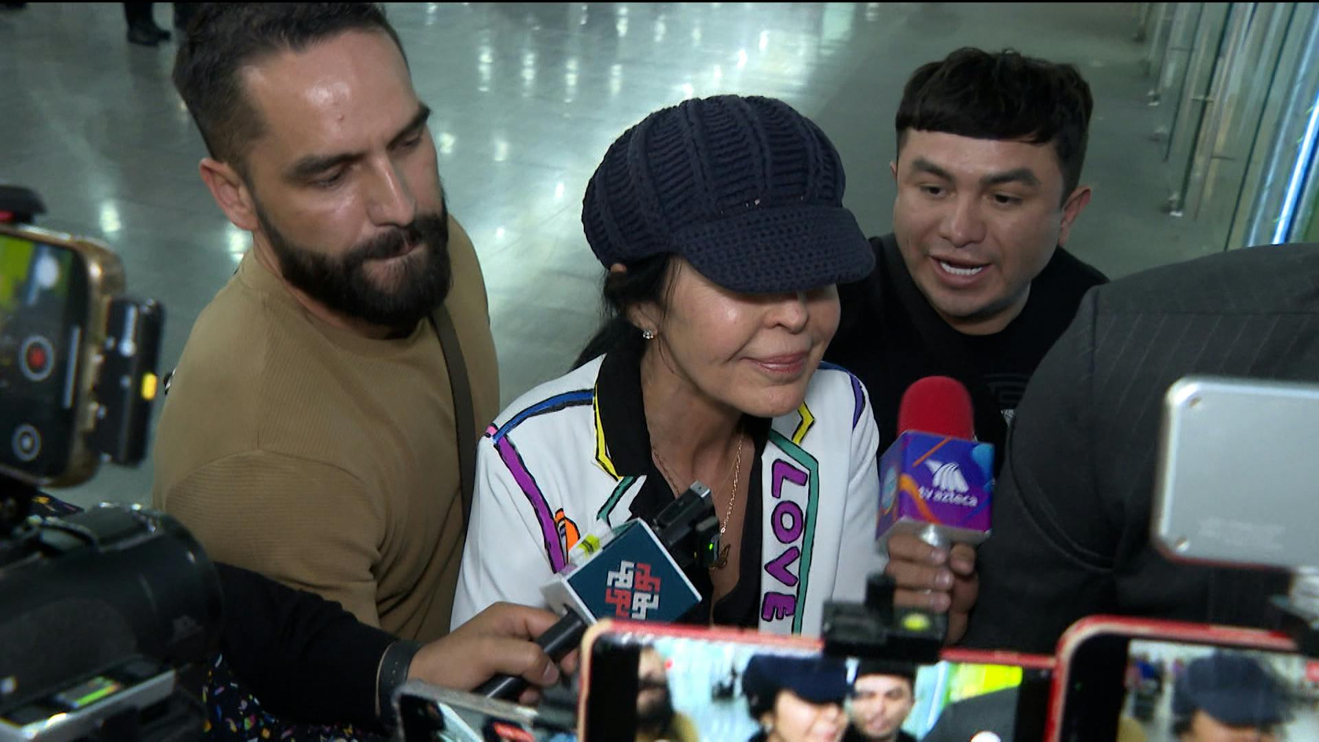 María Conchita Alonso genera zafarrancho en aeropuerto de CDMX. ¿Qué sucedió?