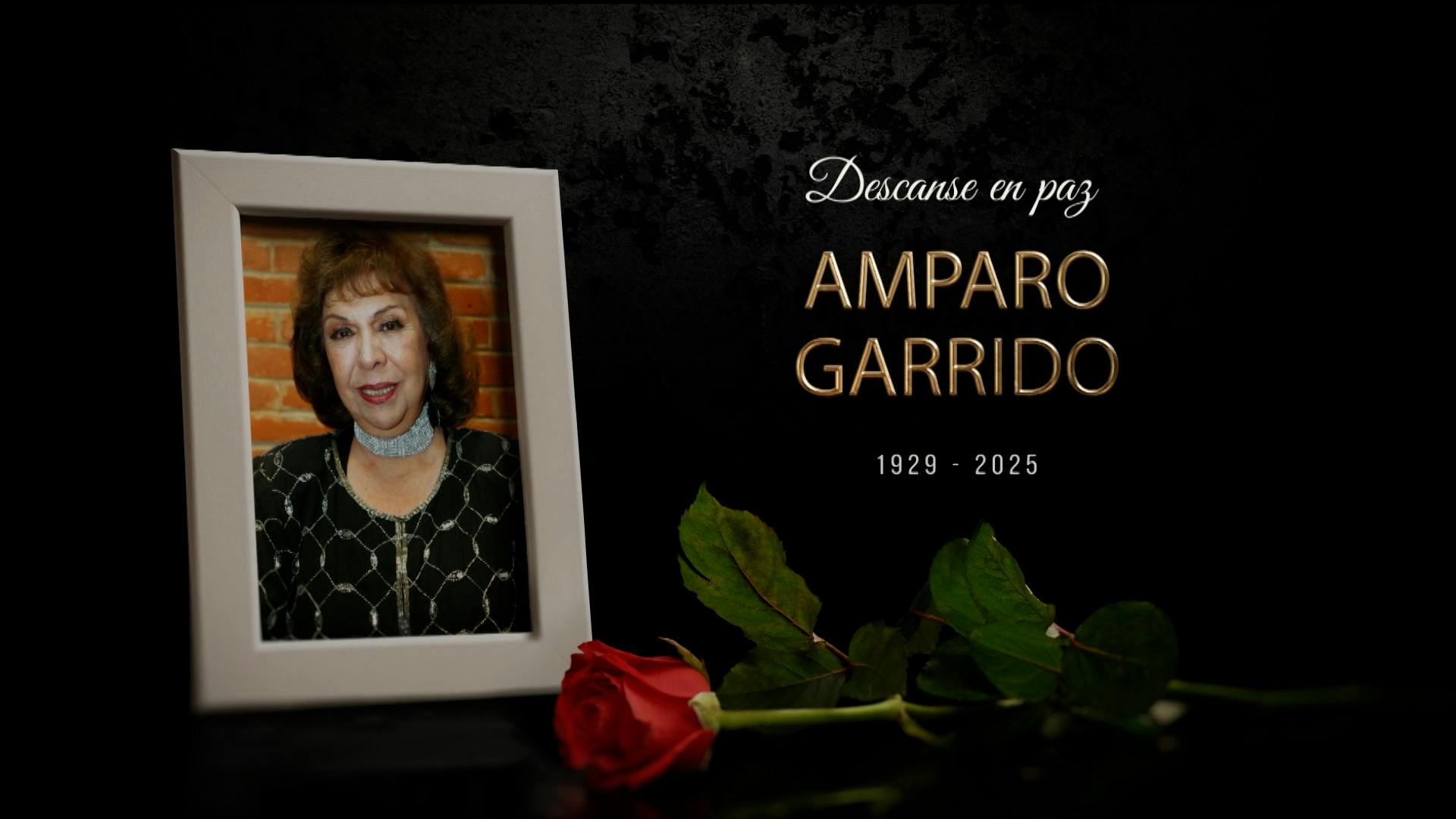 ¿Quién era la primera actriz Amparo Garrido?