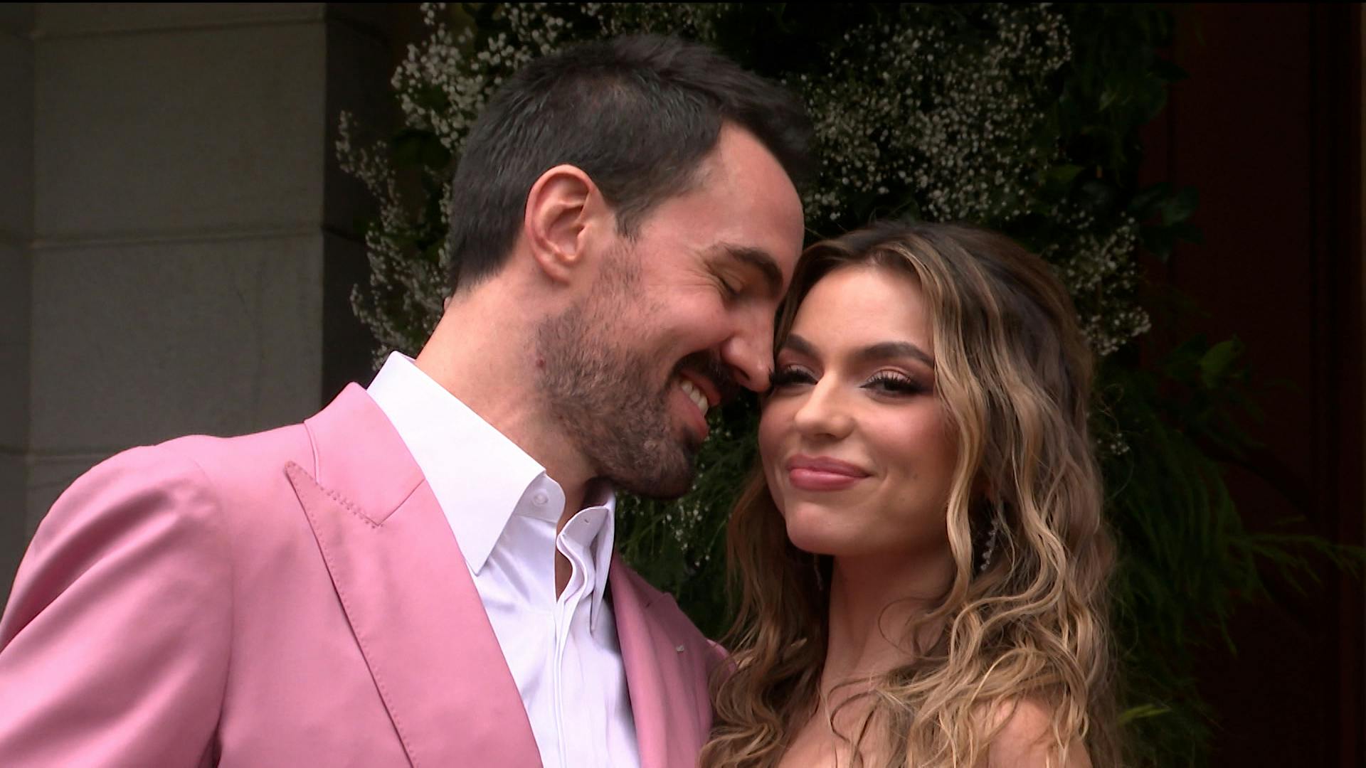 Sofía Castro estuvo acompañada de amigos y familiares en el día de su boda