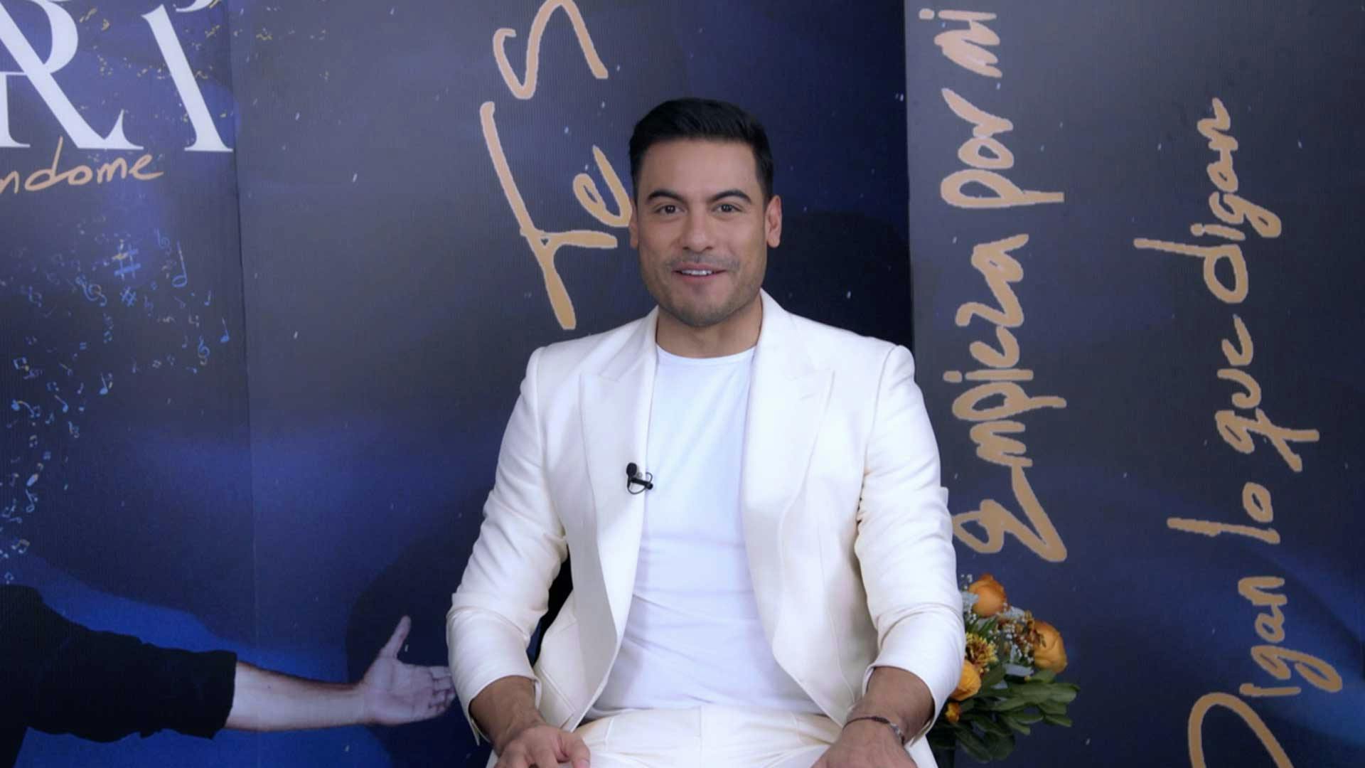 Carlos Rivera platica EN EXCLUSIVA de nueva producción 'Sincerándome'.