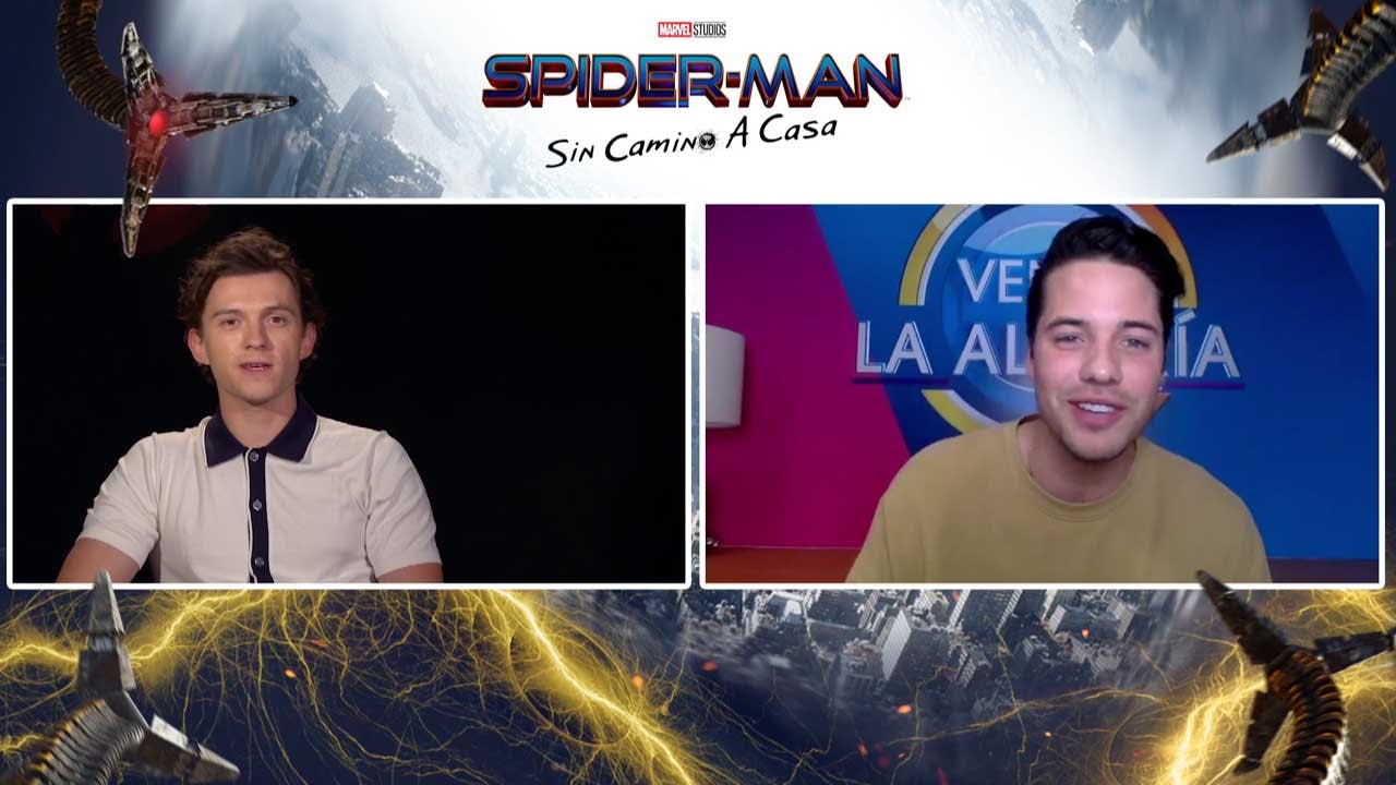 Platicamos EN EXCLUSIVA con Tom Holland sobre Spider-Man.