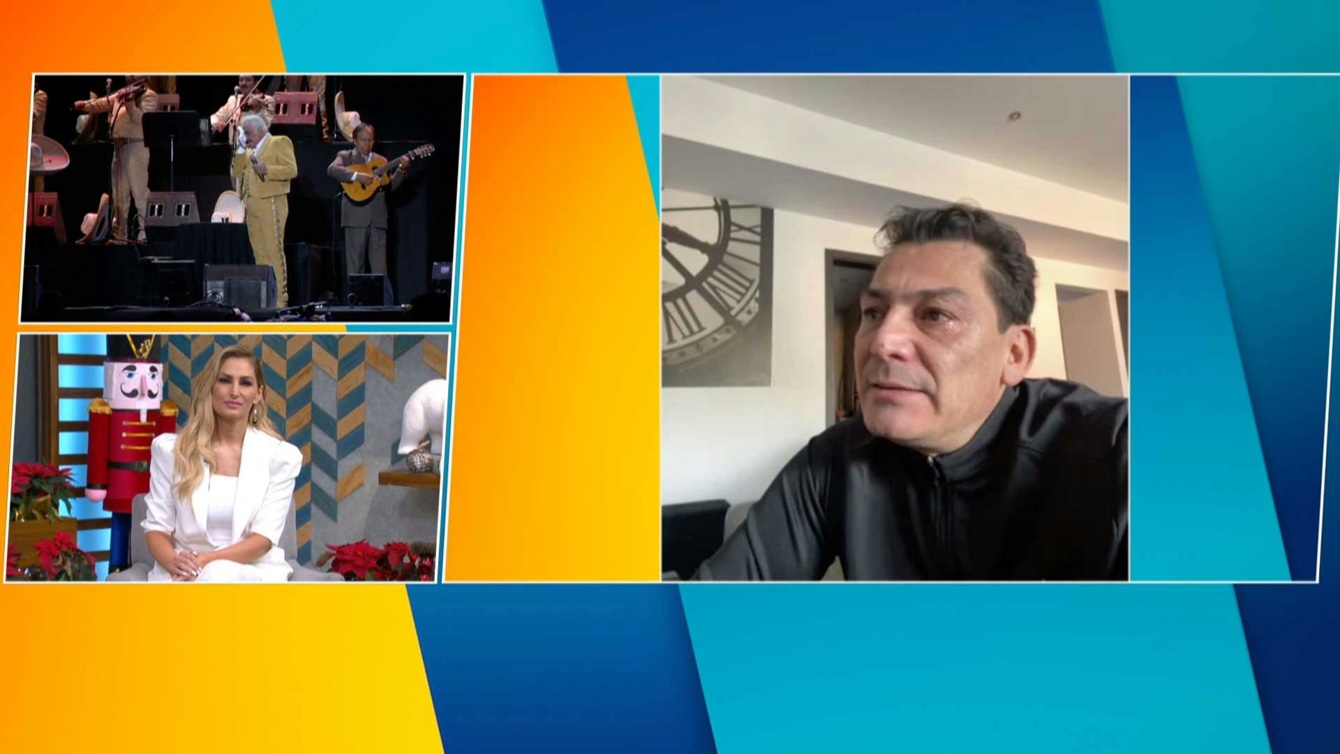 José Manuel Figueroa entre lágrimas recuerda a Vicente Fernández. 