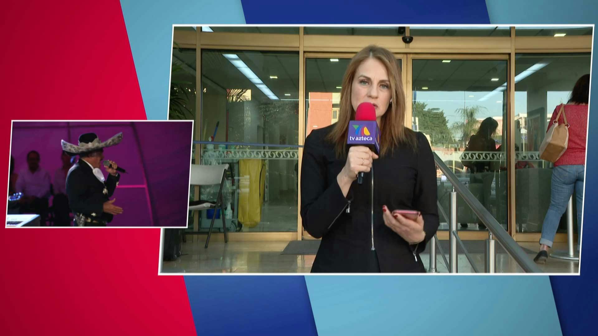 Flor Rubio se enlazó desde el hospital donde falleció Vicente Fernández.