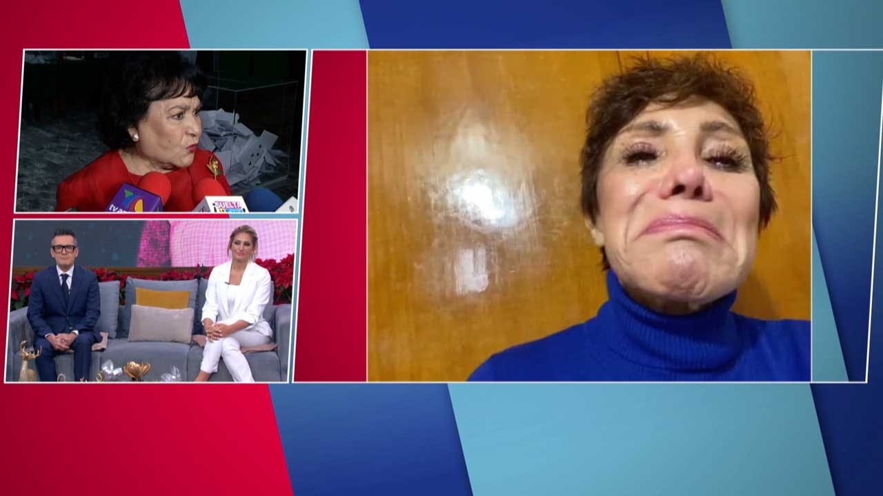 'La Pelangocha' recuerda entre lágrimas a su amiga Carmen Salinas.