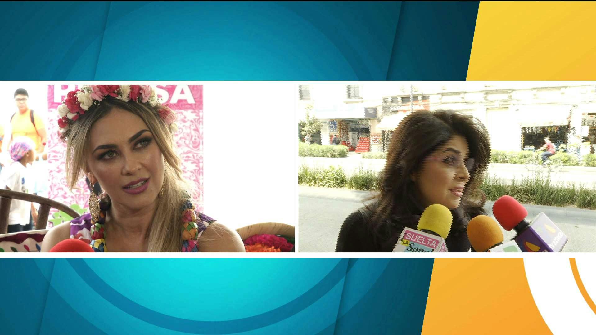 Victoria Ruffo; como amiga de Araceli Arámbula, comenta sobre la relación que Luis Miguel tiene con sus hijos. 