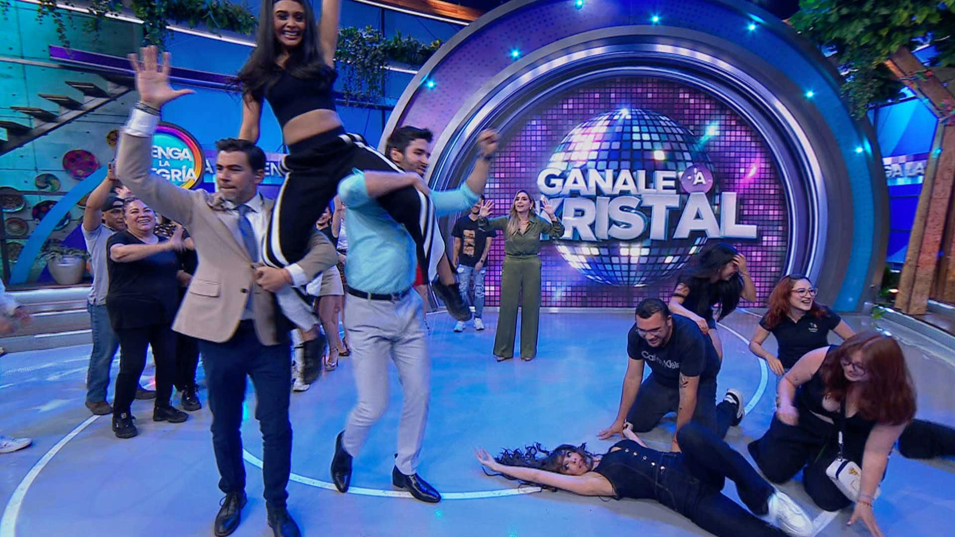 ¡Alex Garza aceptó el reto y bailó con el alma en Gánale a Kristal!