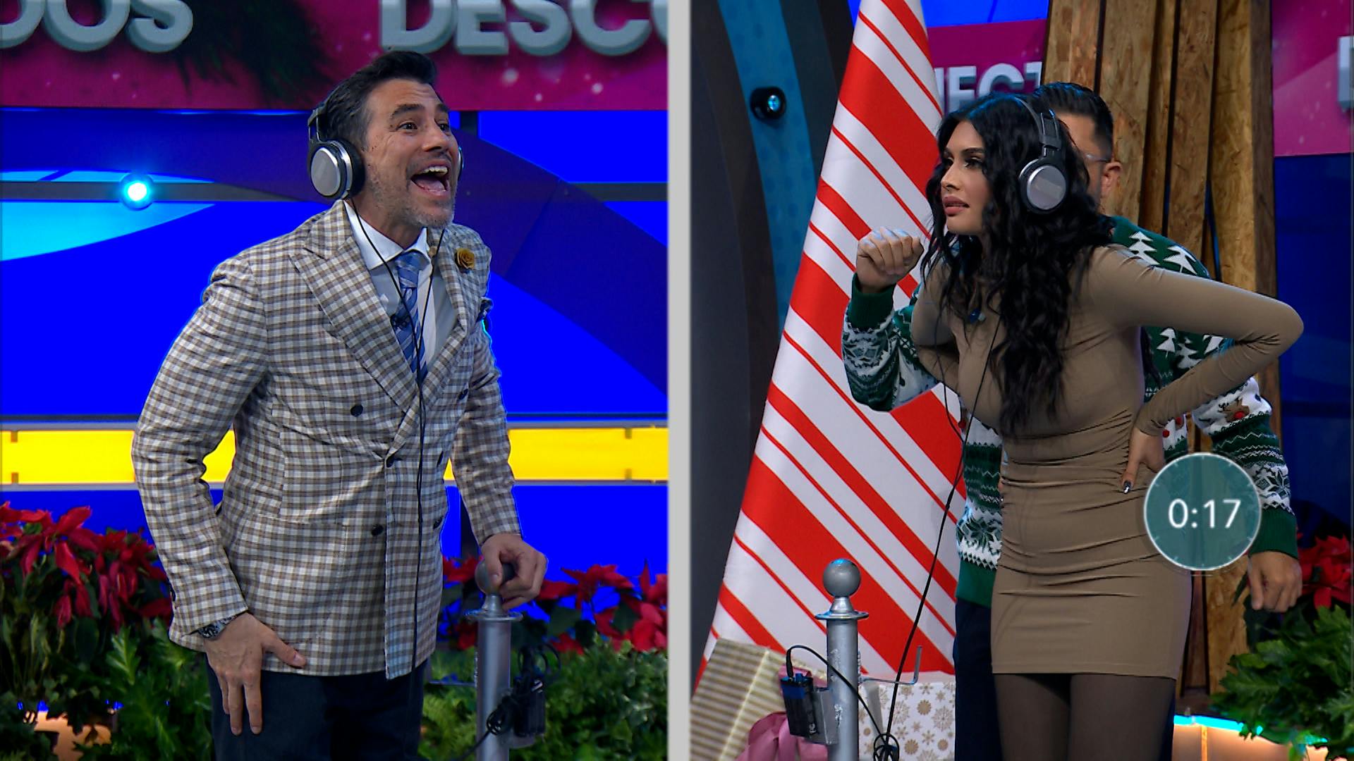 Kristal Silva sufrió un pequeño accidente durante el juego Desconectados