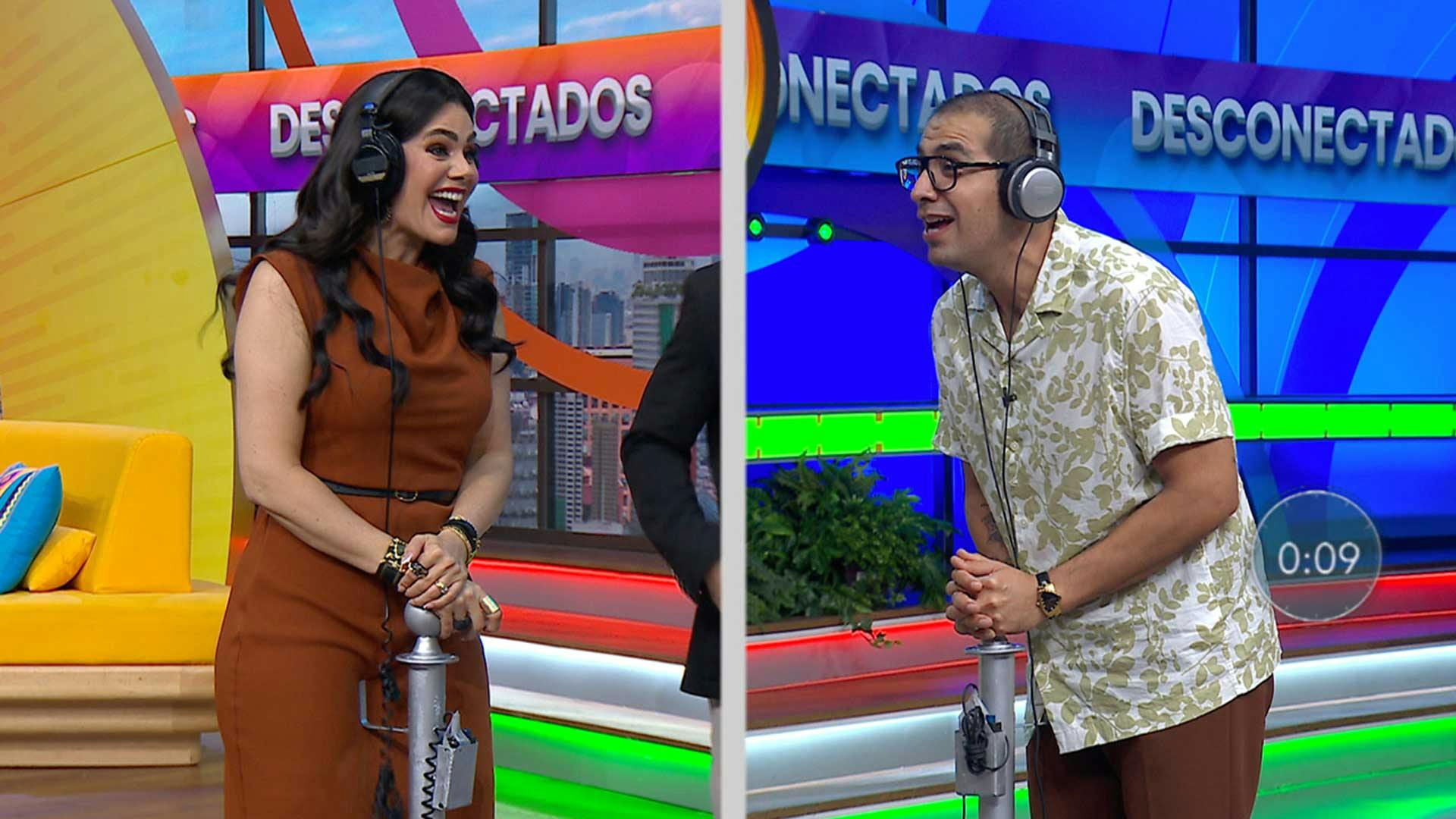 ¡Medio rara la letra pero adivinaron la canción en Desconectados!