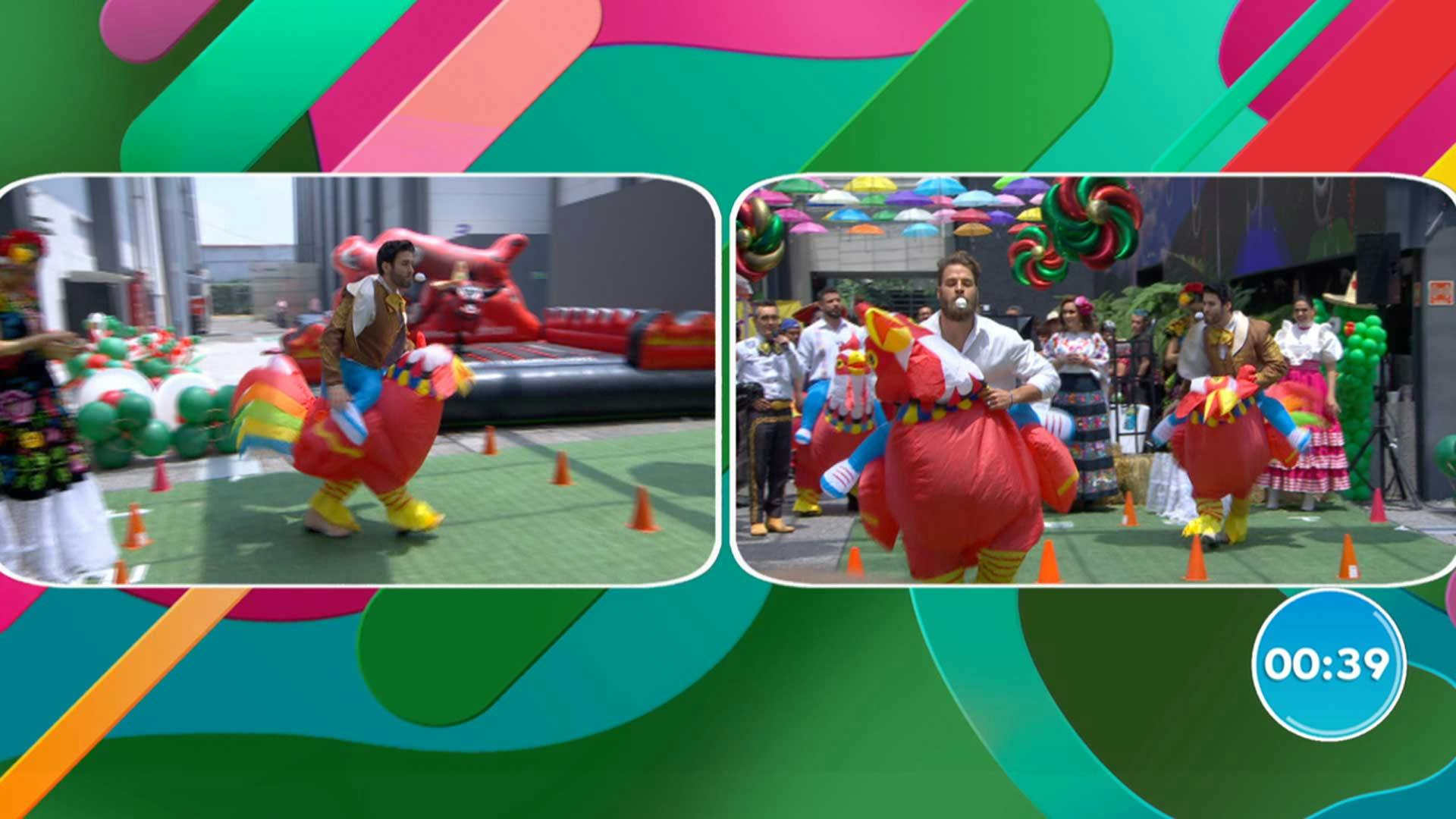 ¡Los huevos de Kike y Jorge Loza estuvieron muy parejos en El Palenque!