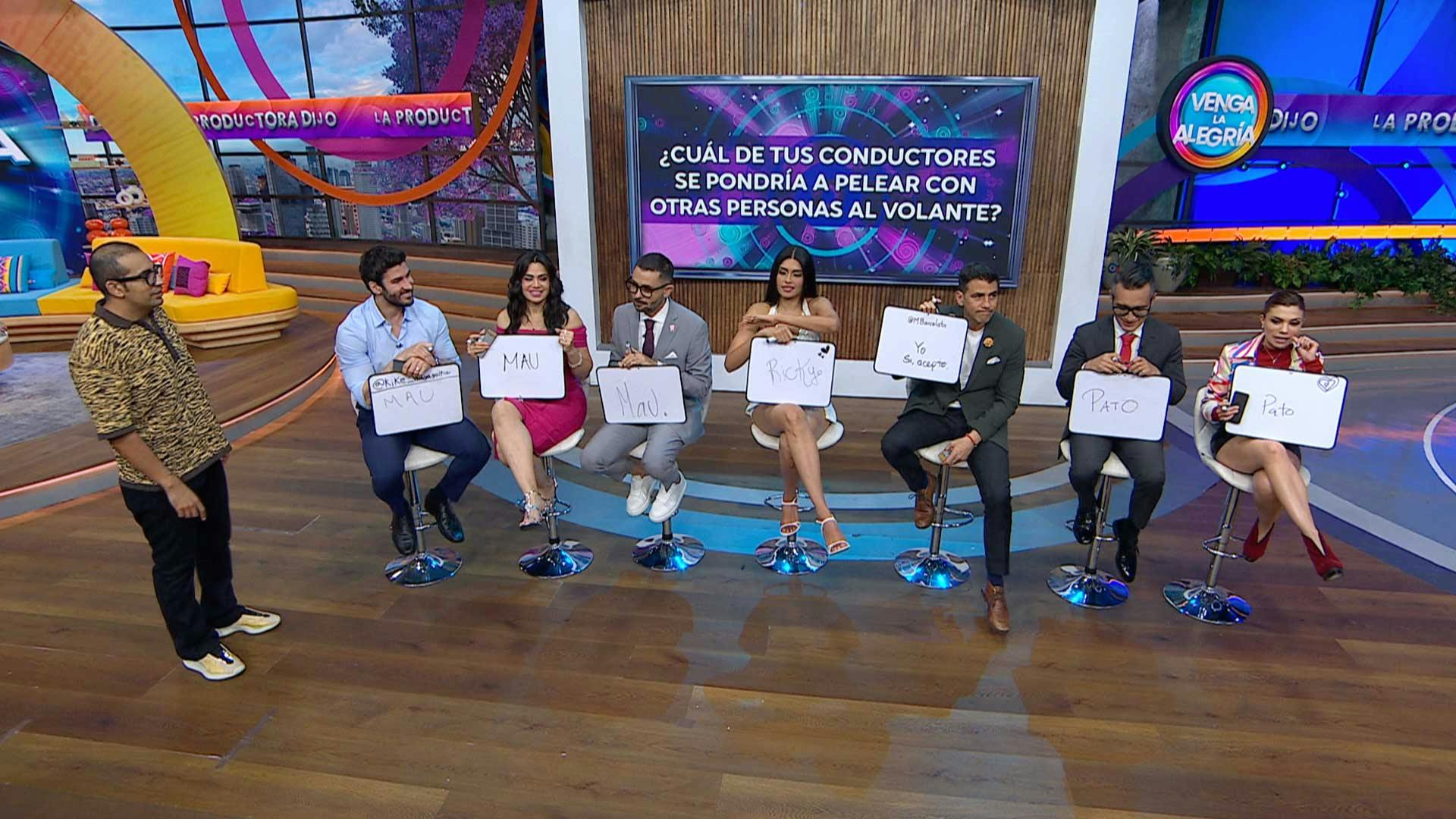 ¿Cuál de los conductores se la pasa peleando al volante?