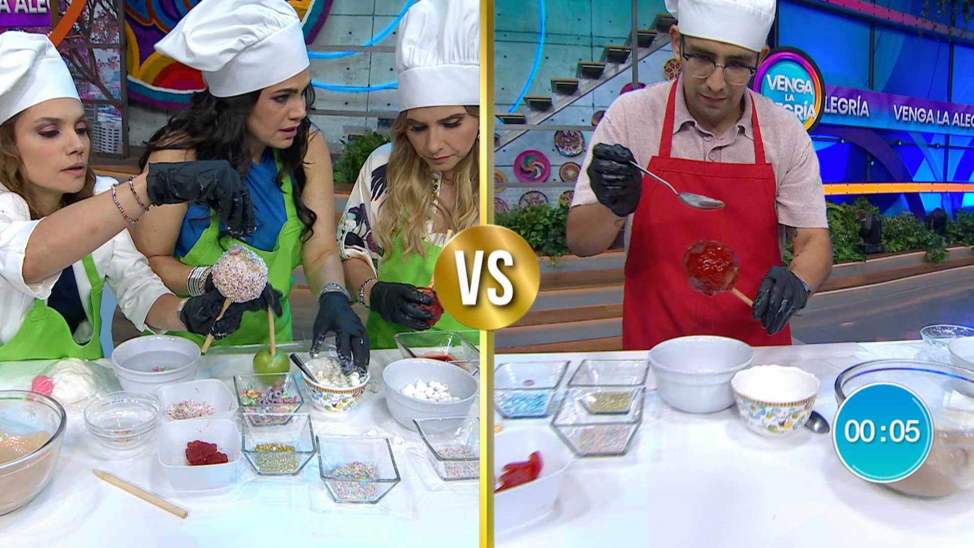 ¿Quién es mejor para preparar manzanas decoradas? ¡Descúbrelo en El Reto!