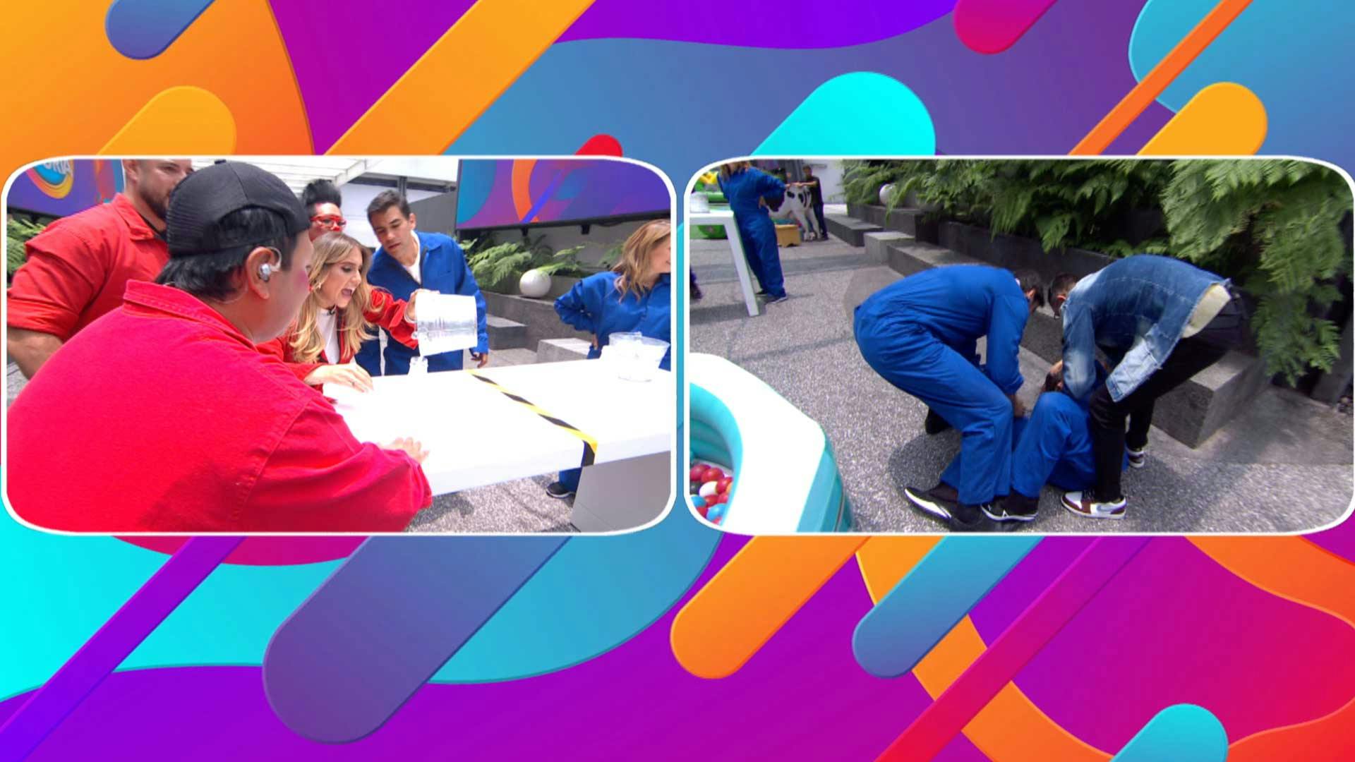 ¡Cuidado! Luz Elena se cayó en el Rally de Venga la Alegría 