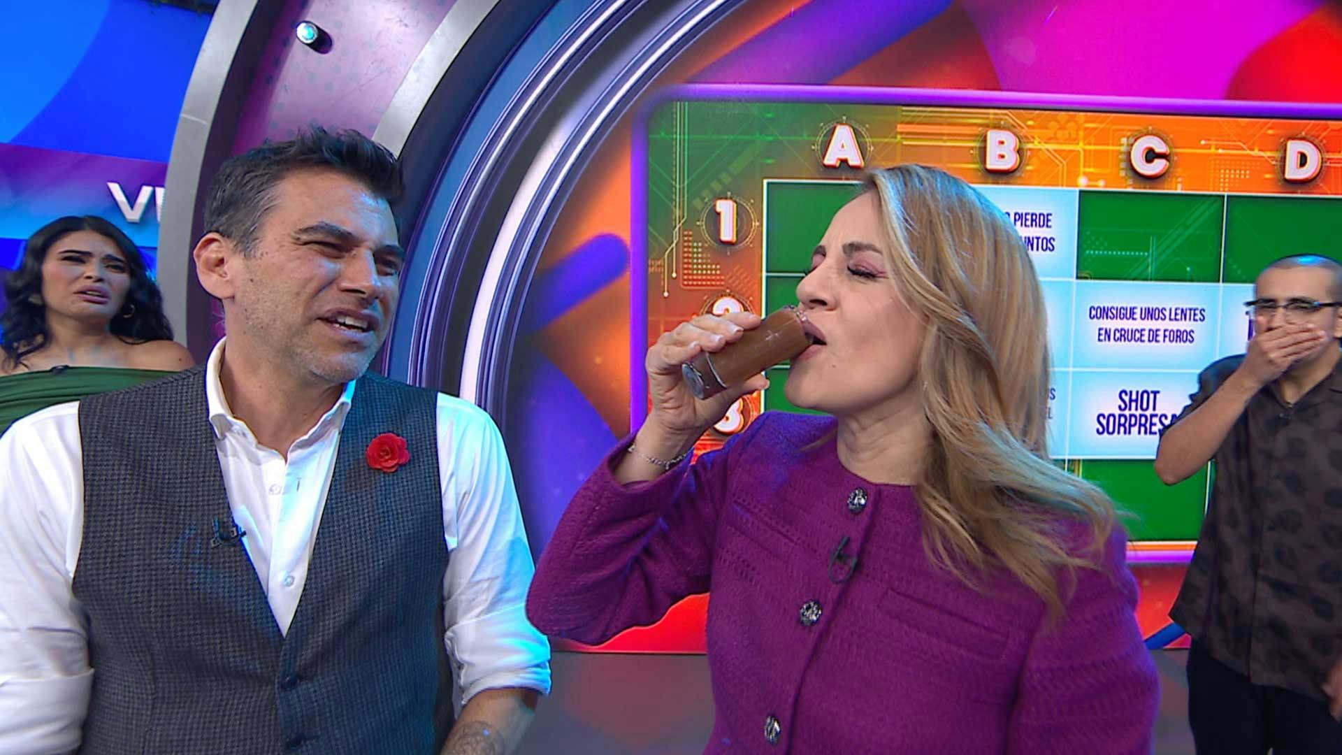 ¡A Flor le tocó un reto bastante asqueroso en el juego Coordenadas!