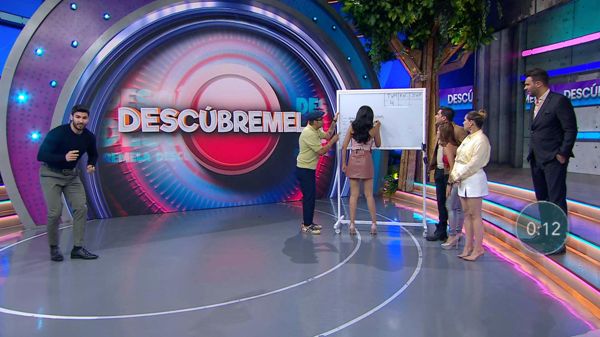 Por primera vez en el juego Descúbremela, ¡un triple empate!