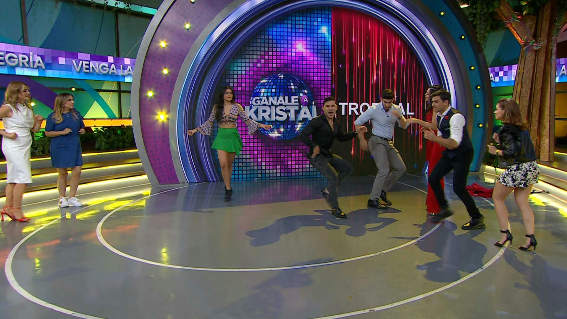 Nano Ilianovich se puso valiente y retó a Kristal a un duelo de baile