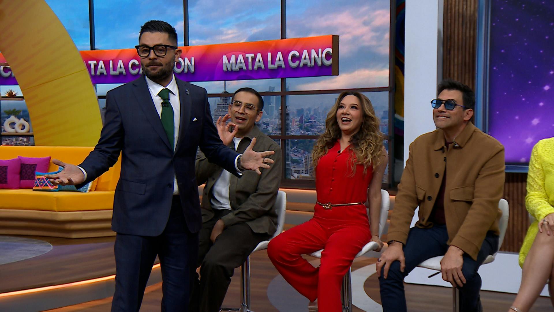 ¡Nadia nos acompañó para jugar con nosotros en Mata la Canción!