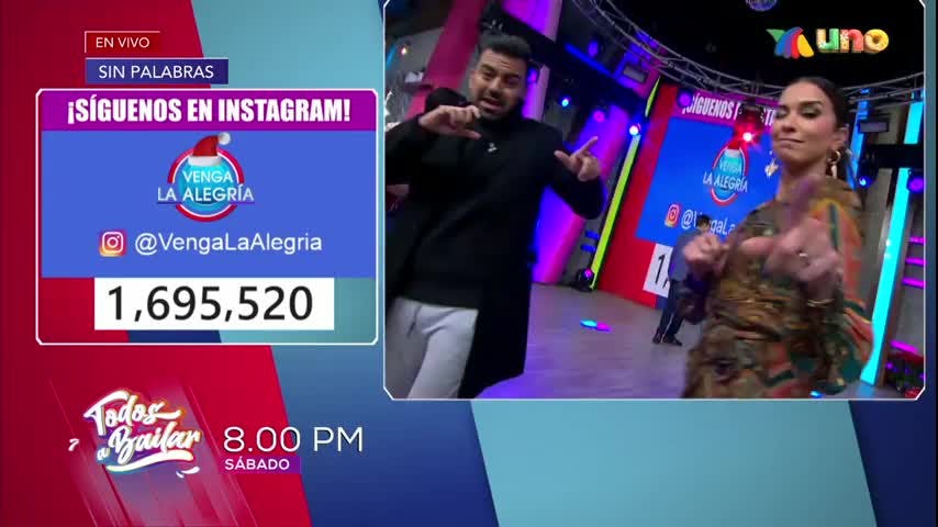 Los dos equipos dieron su máximo durante este juego del Sin Palabras.