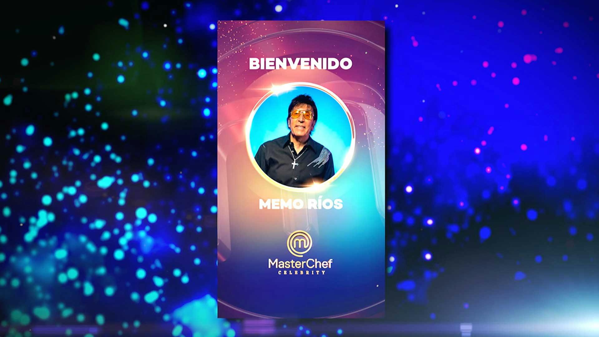 ¡Memo Ríos pidió aplausos porque está confirmado en MasterChef Celebrity!