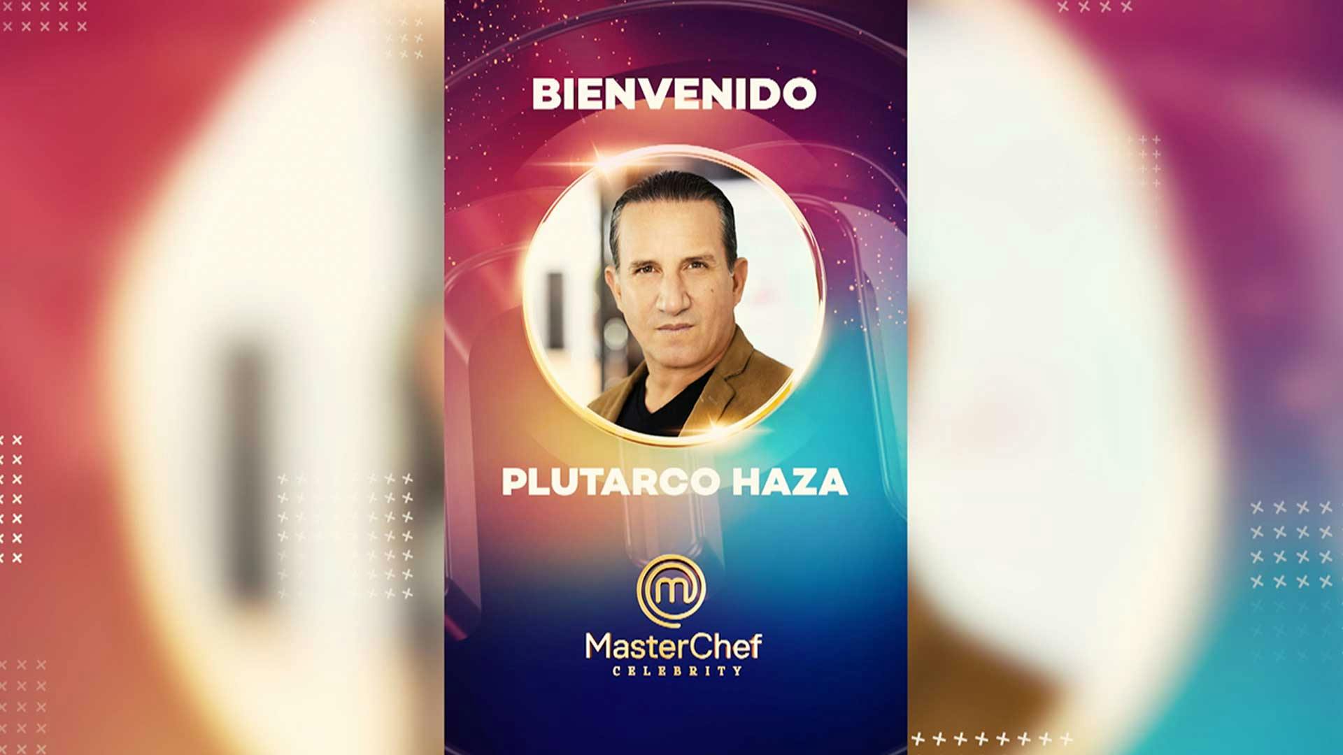 Plutarco Haza, confirmado en MasterChef Celebrity, ¡pero casi se arrepiente!