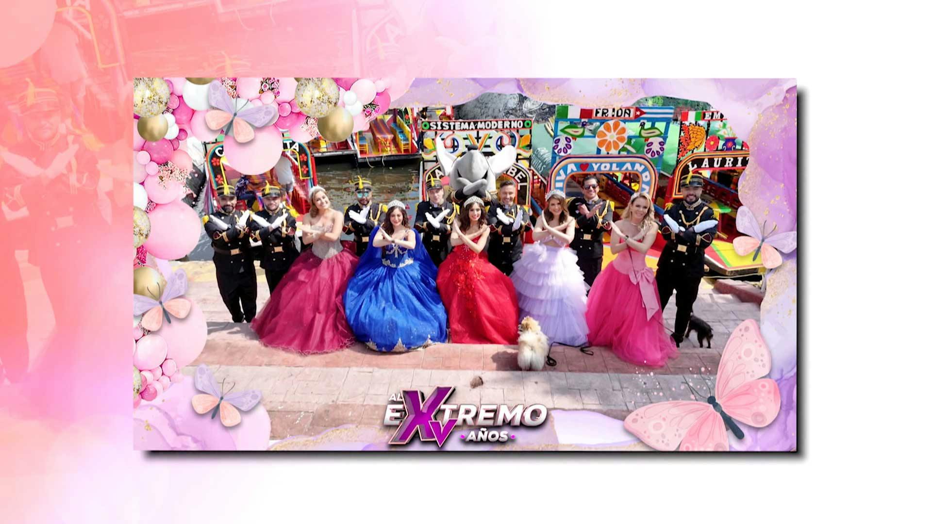 ¡Los conductores se lanzaron a festejar nuestros XV años a Xochimilco!