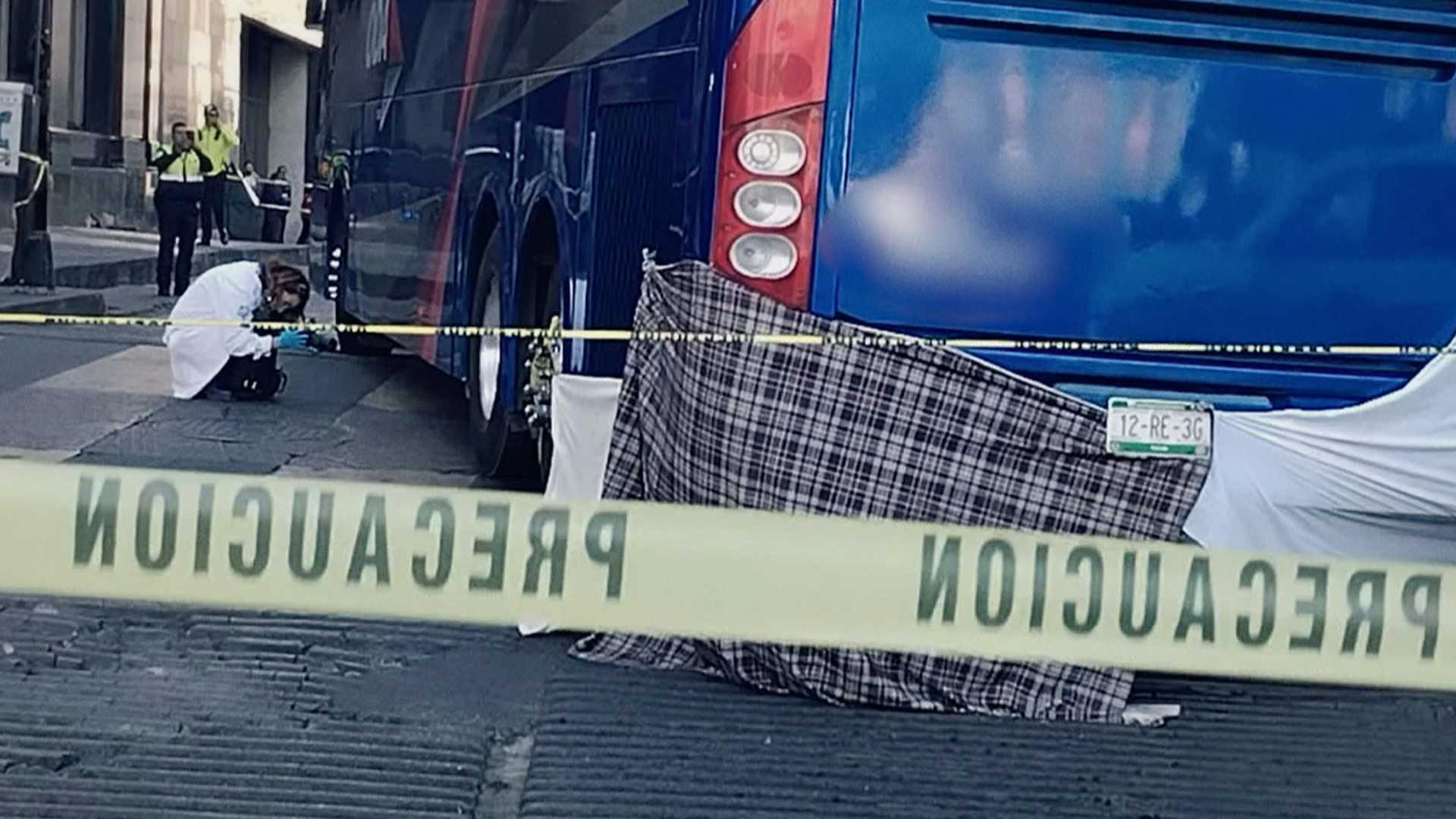 Una persona perdió la vida atropellada frente a Bellas Artes