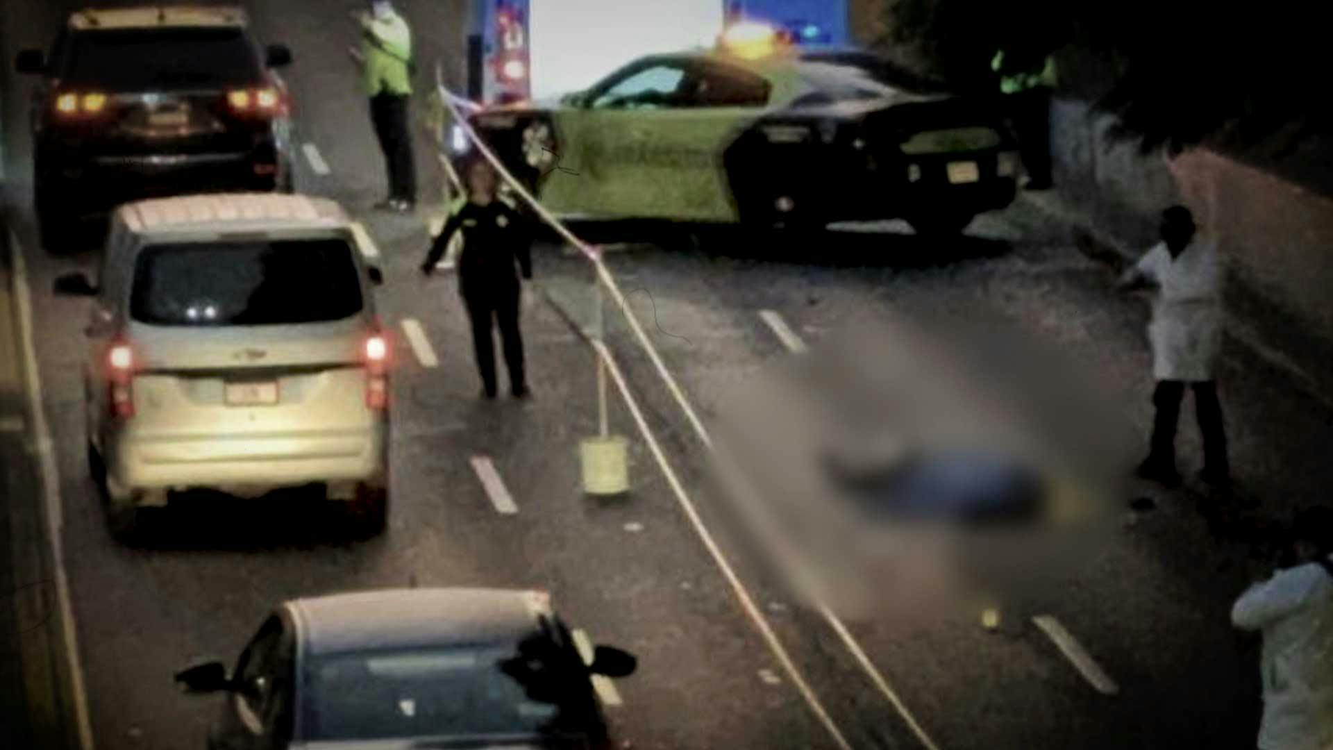 La muerte les llegó sobre el viaducto, dos personas fueron atropelladas