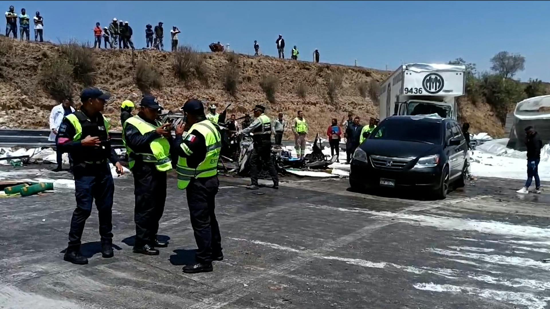Colisión en la autopista México-Puebla cobra una vida; hubo heridos