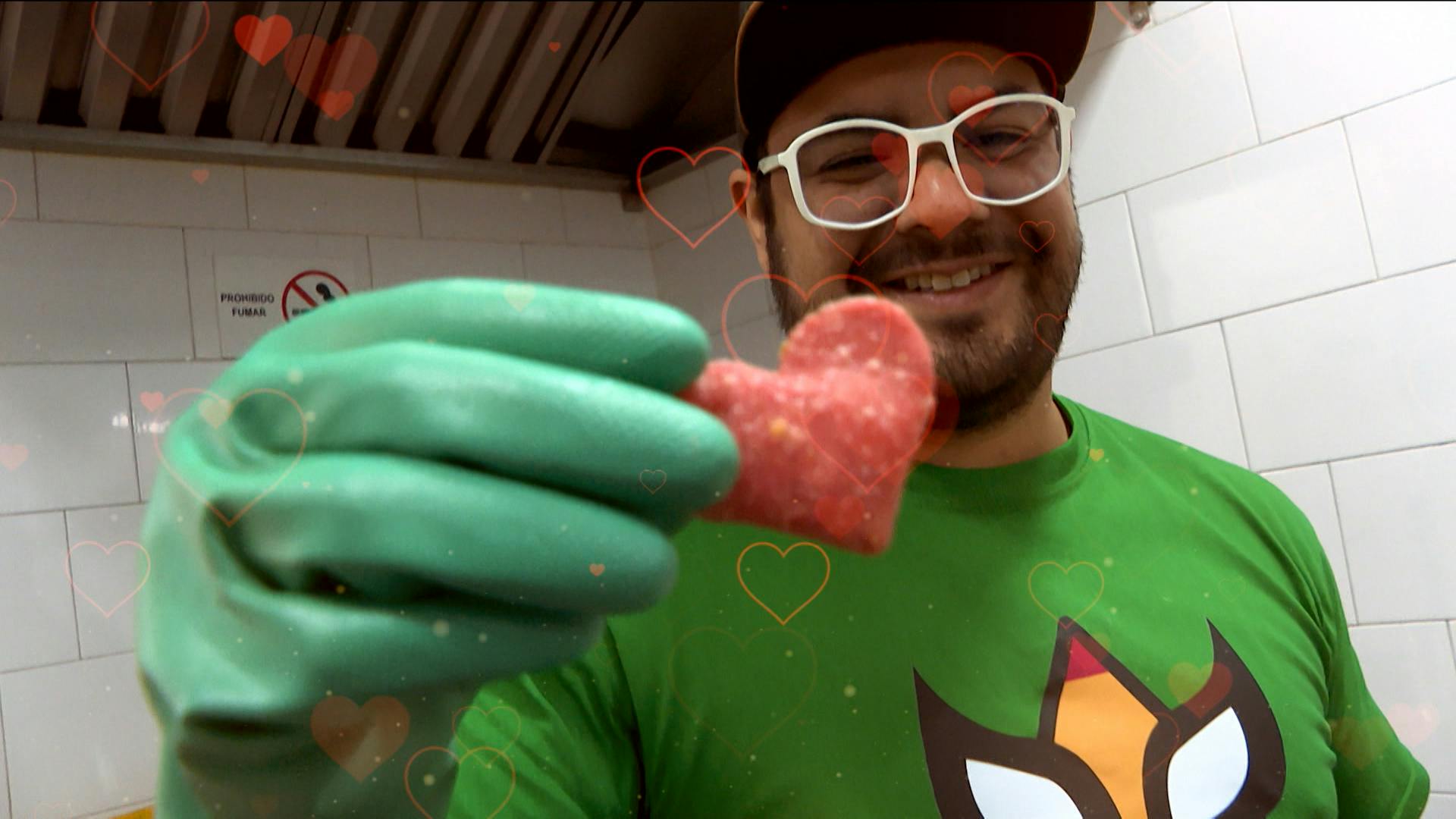 Para quedar bien este San Valentín... ¡chilaquiles en forma de corazón!