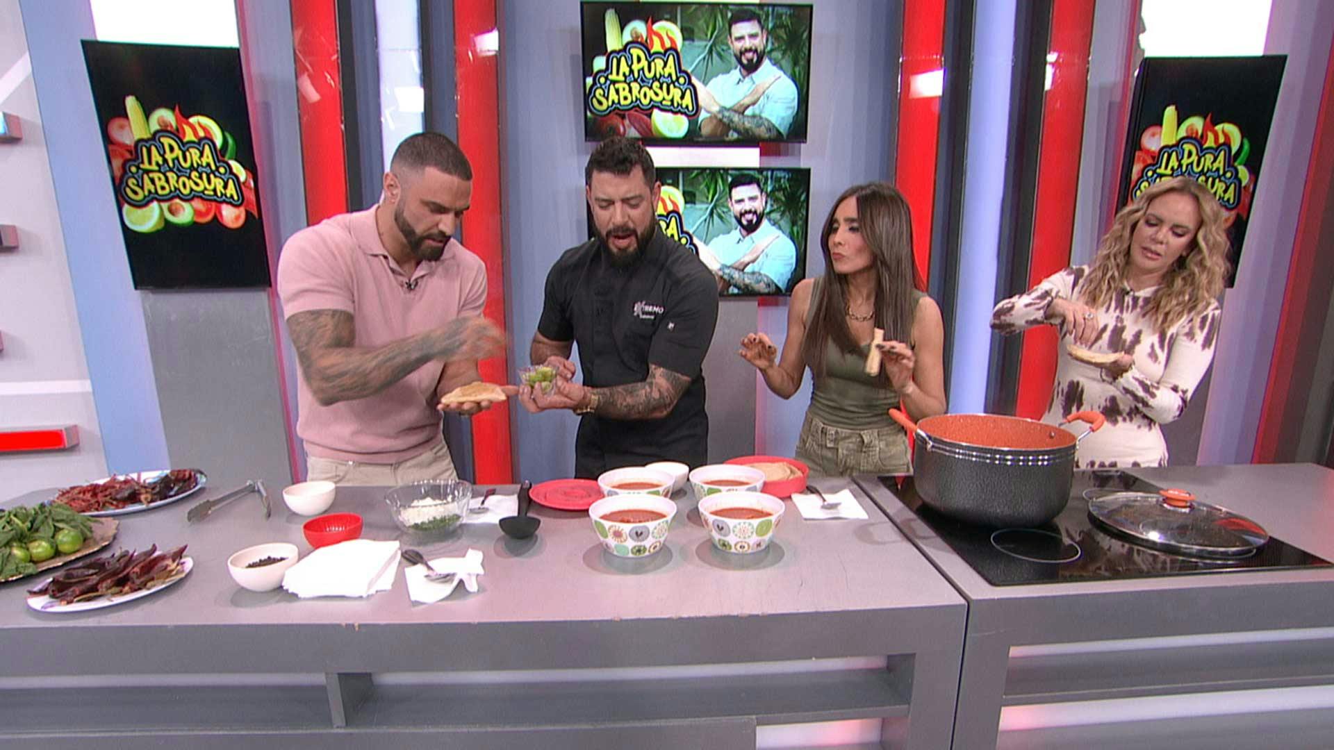 Rahmar se lució haciendo una deliciosa pancita ¡Un deleite!