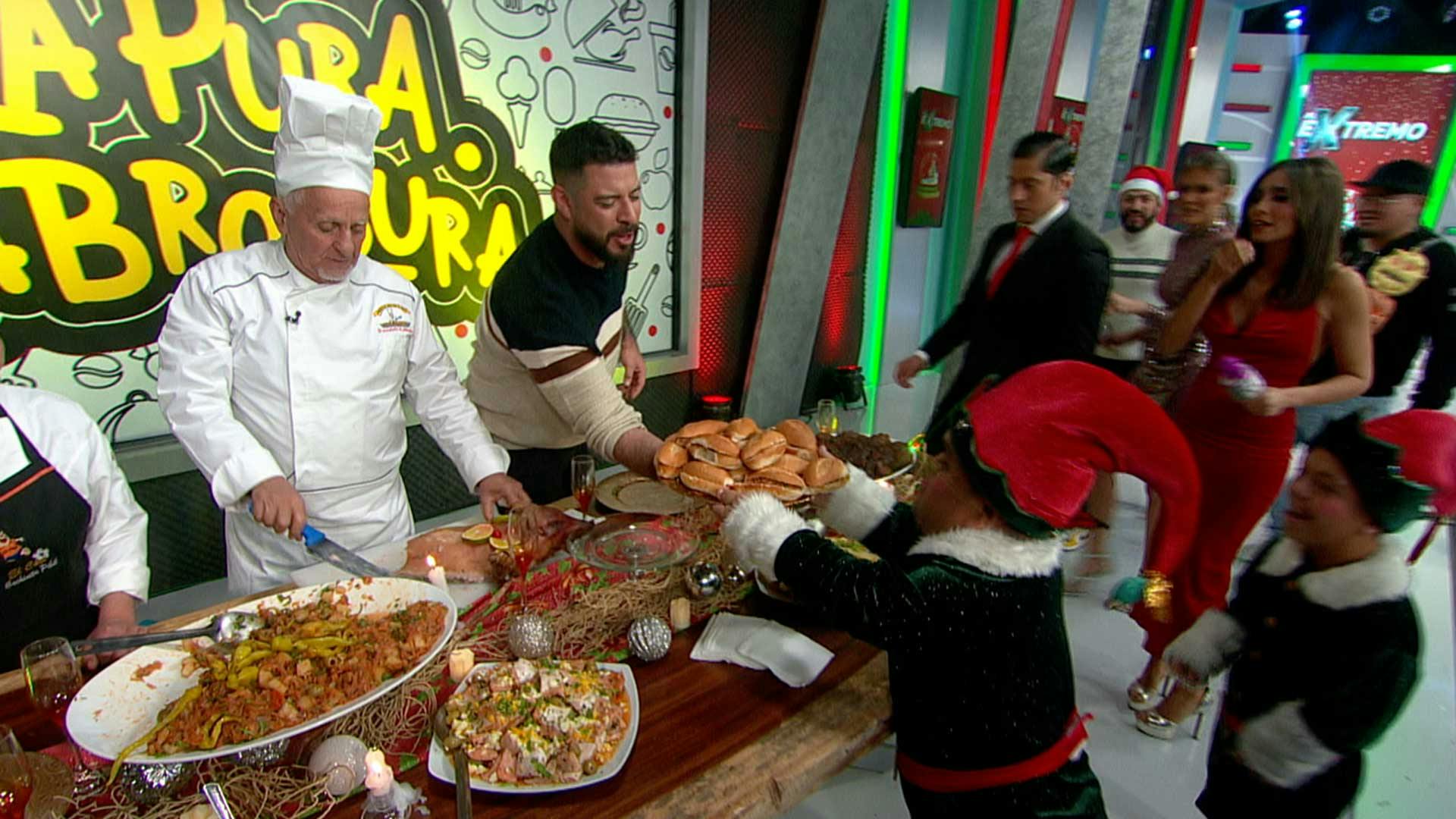 Nuestros amigos de "El Chel" ¡se lucieron esta tarde con la comida!