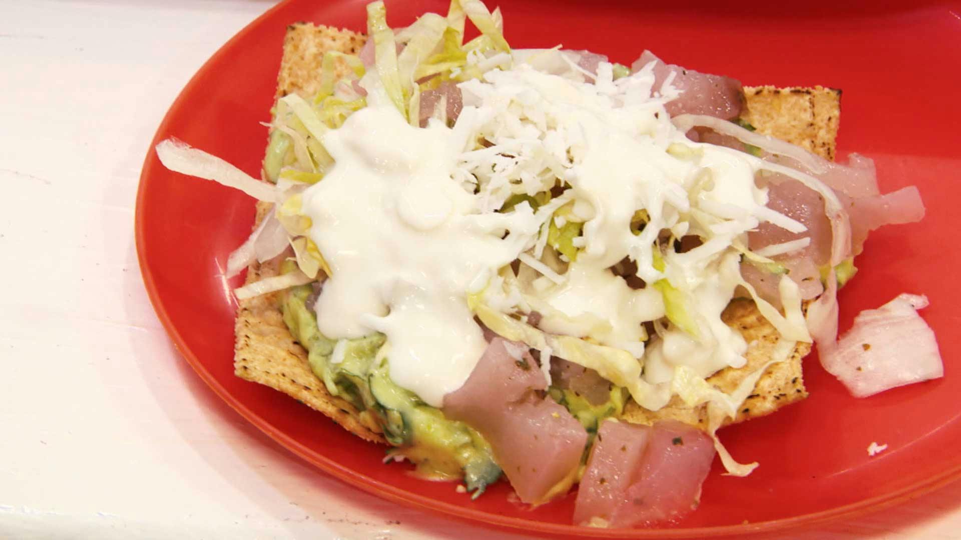 Tostadas de rechupete en el Mercado de Jamaica ¿¡Y son cuadradas!?