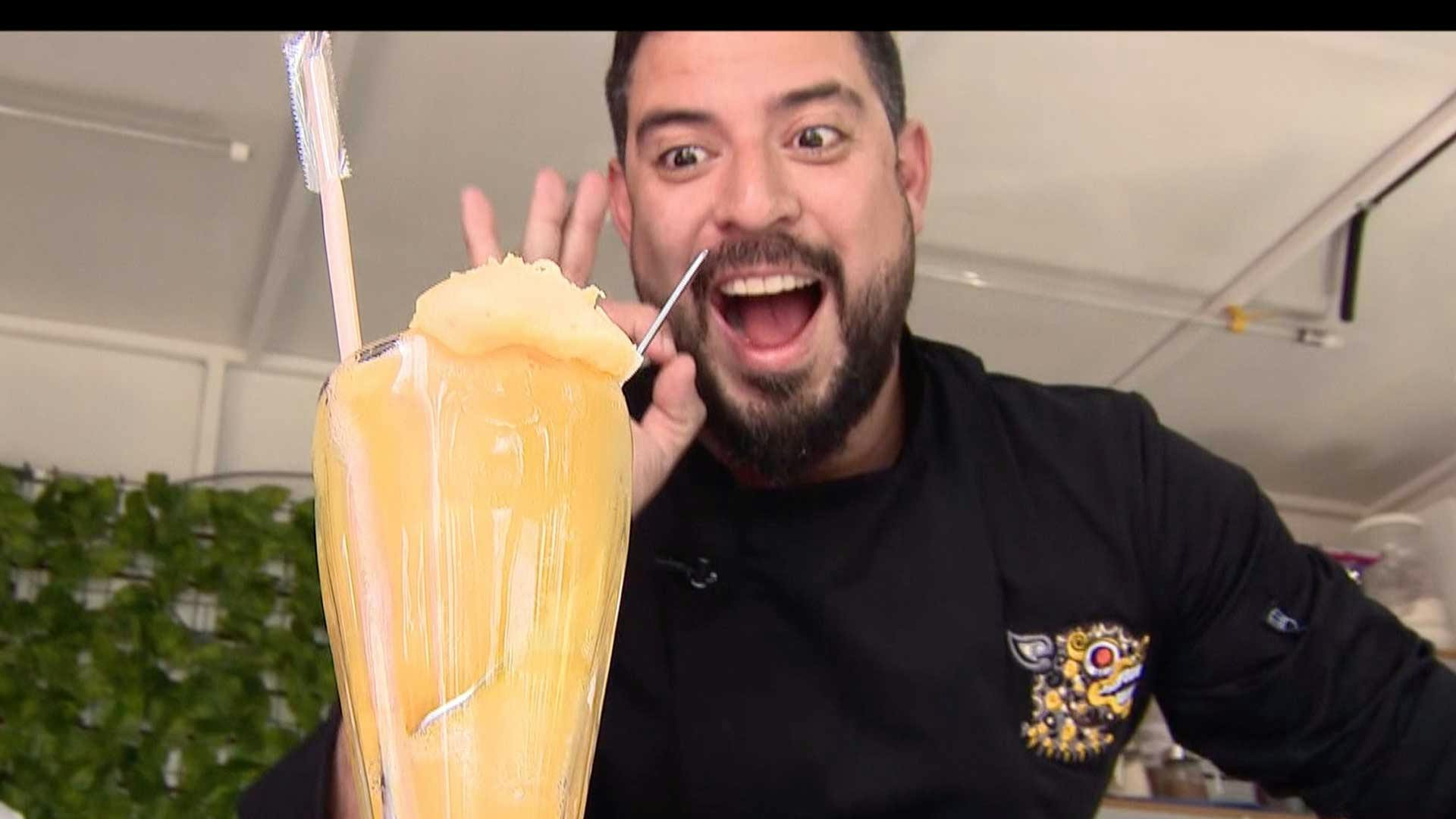 Rahmar fue por un helado estilo Tampico ¡Una delicia inigualable!