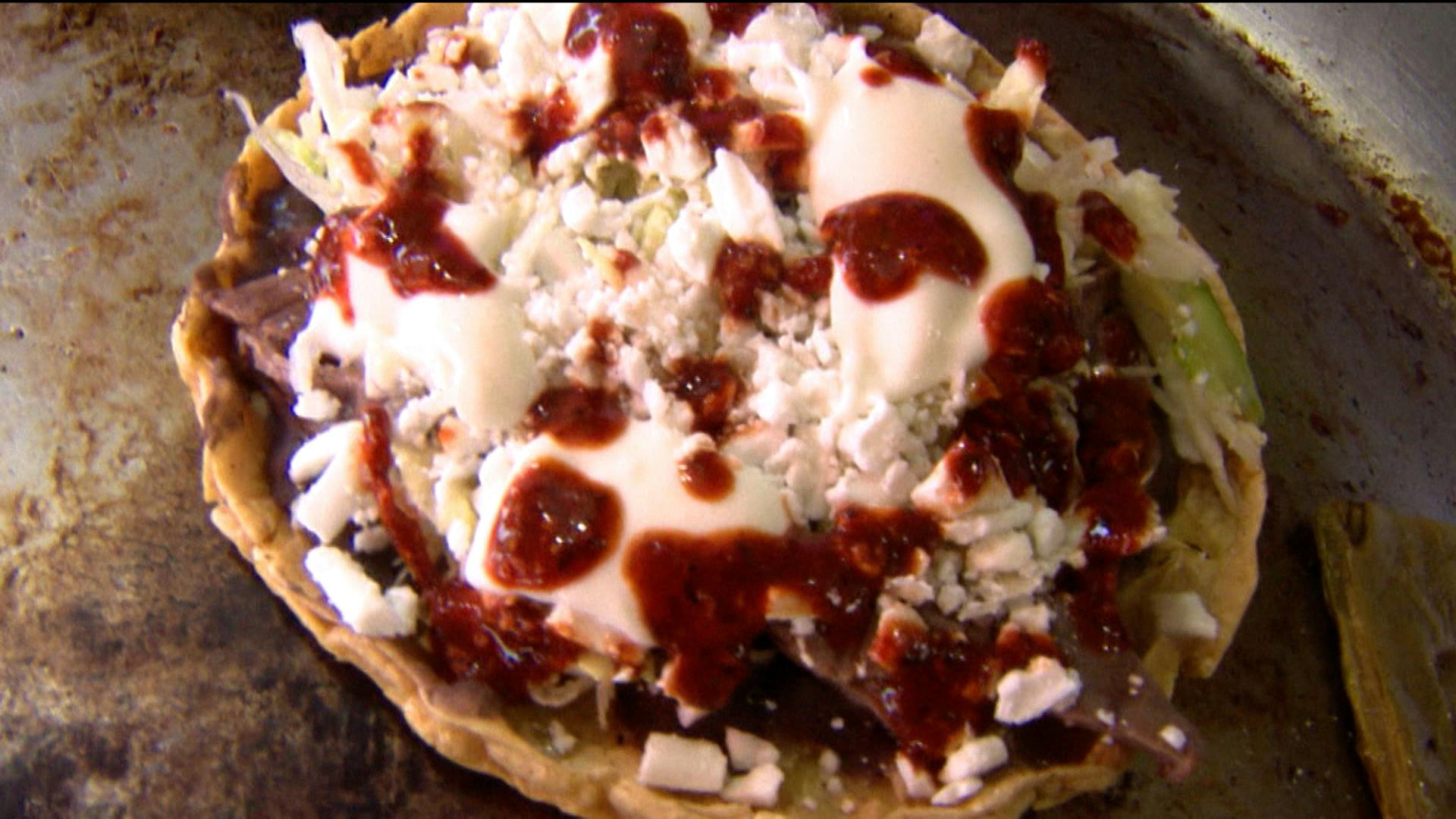 ¡Una chulada garnachera inigualable! Sopes de cecina en Tres Marías