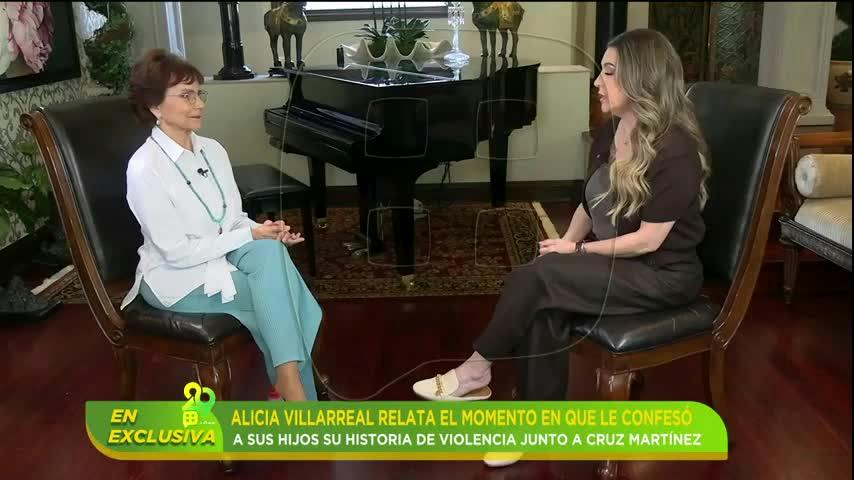 Así fue como Alicia Villarreal le confesó a sus hijos que sufrio de violencia de género