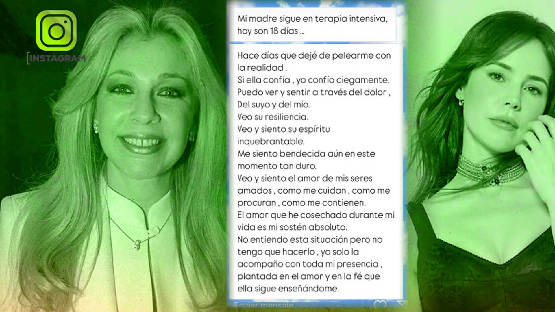 Captamos a Camila Sodi en el hospital donde su mamá Ernestina Sodi lucha por su vida