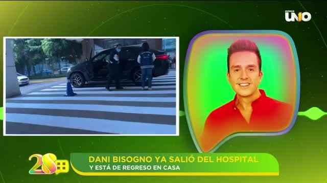 Daniel Bisogno ya salió del hospital y está de regreso en casa