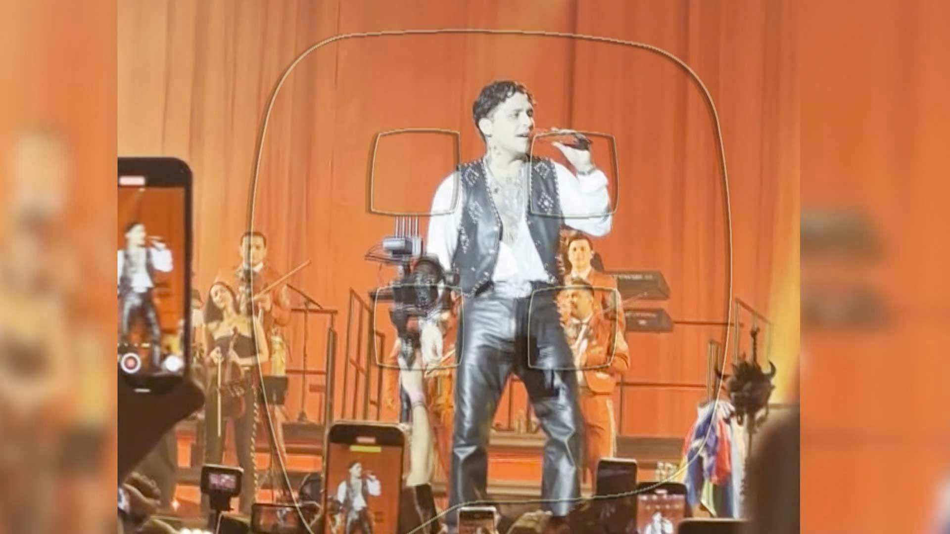 Christian Nodal triunfó y conquistó a su público en su concierto en Madrid