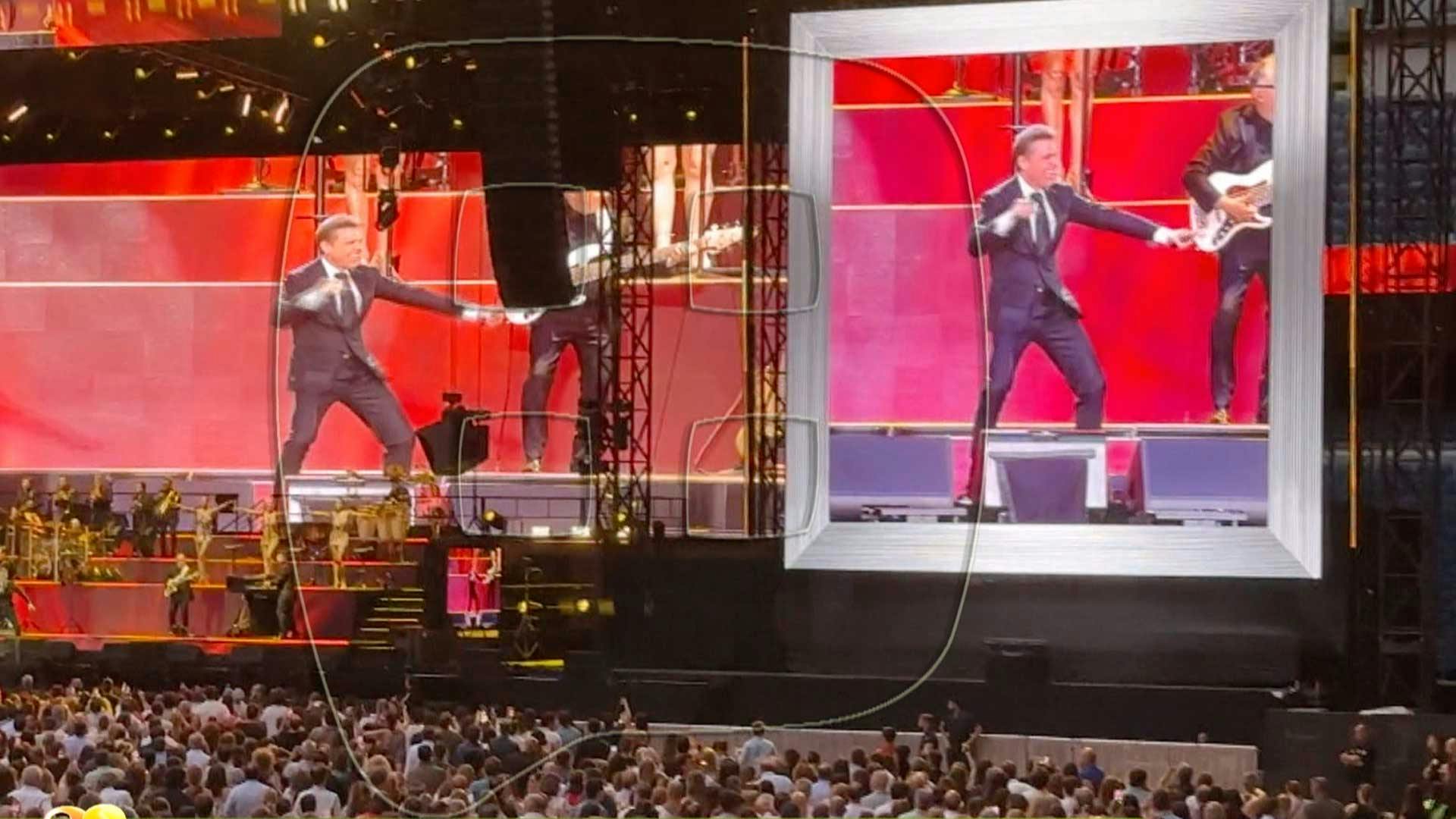 Luis Miguel se presentó con gran éxito en el icónico estadio Santiago Bernabeu
