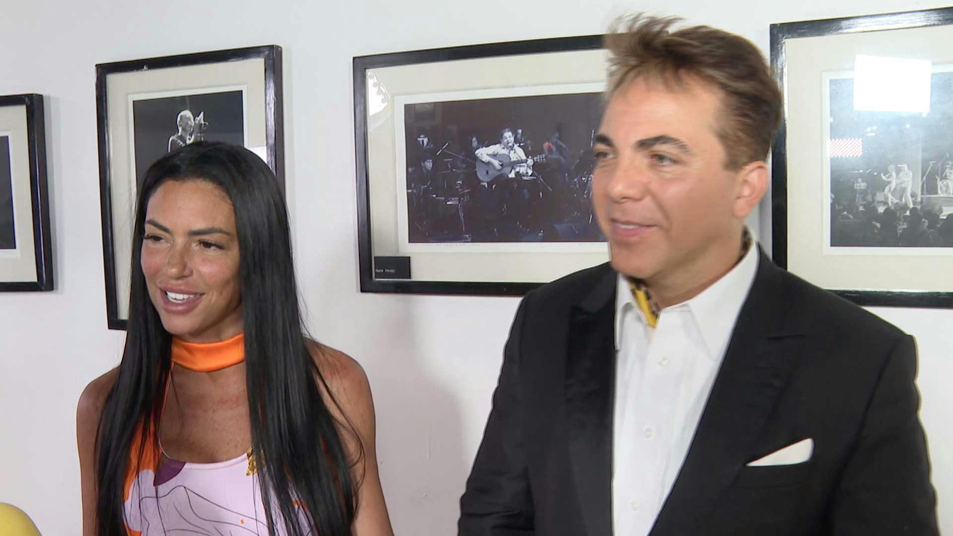 Cristian Castro bajó del escenario para rescatar a Mariela, su novia