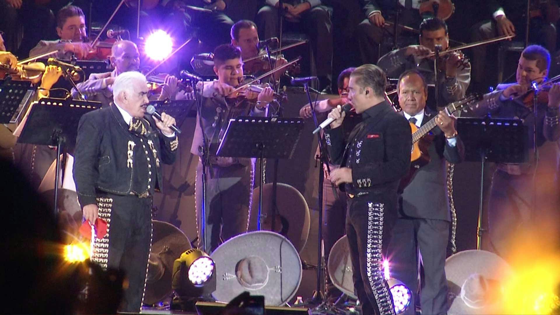 Ventaneando pudo estar en el último concierto de Vicente Fernández.