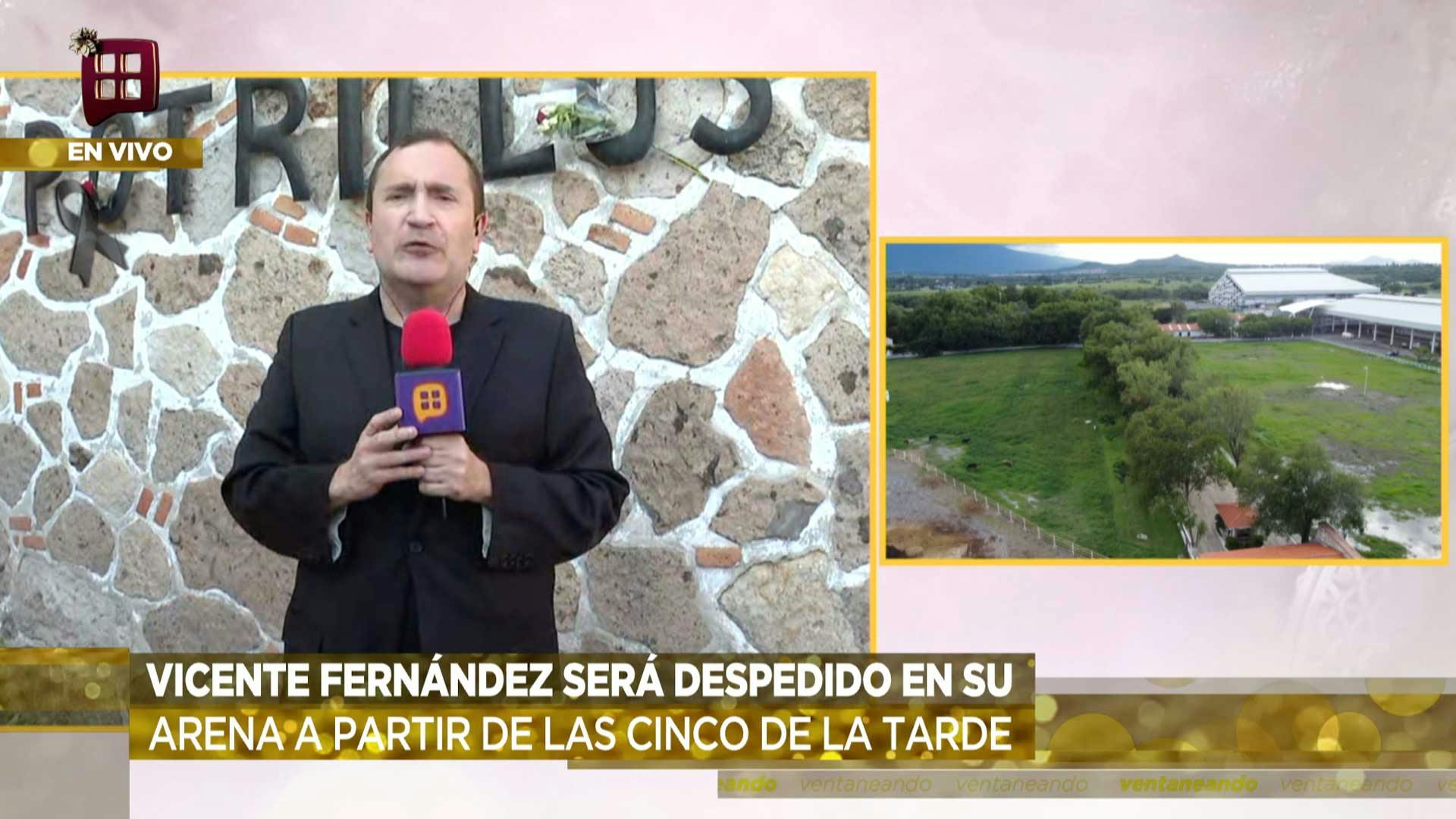 Todo lo que sucedió en el recorrido de los restos de Vicente Fernández.