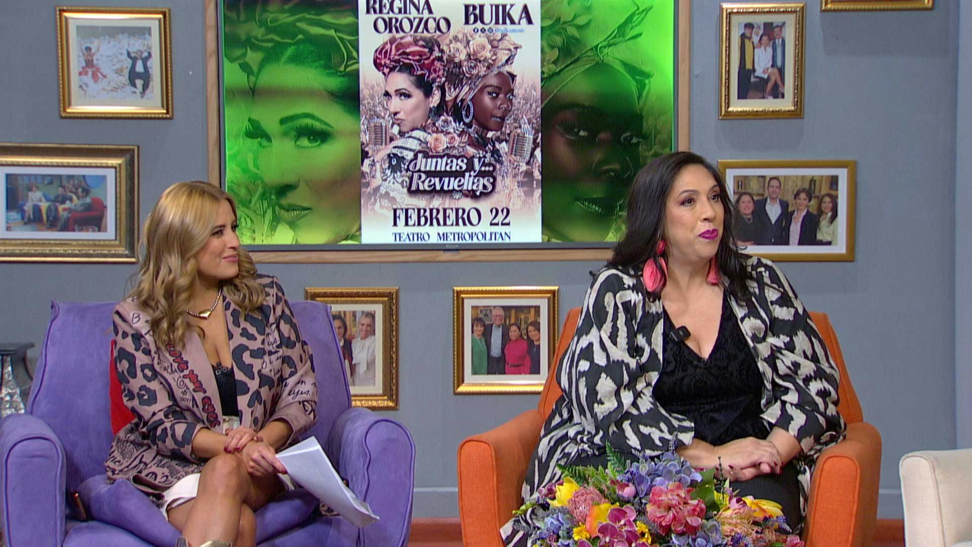 Recibimos a Regina Orozco en el foro de Ventaneando 