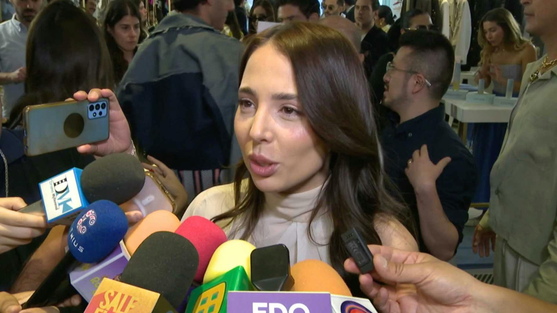 Majo Aguilar habla del traje especial que usó su sobrino al despedirse